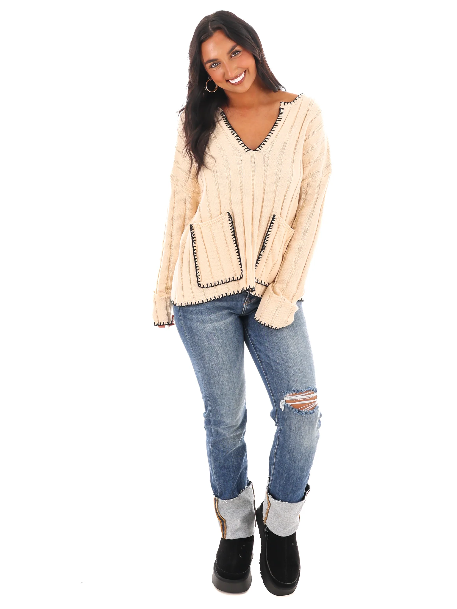 Ribbed Bliss Knit Sweater - Image 12