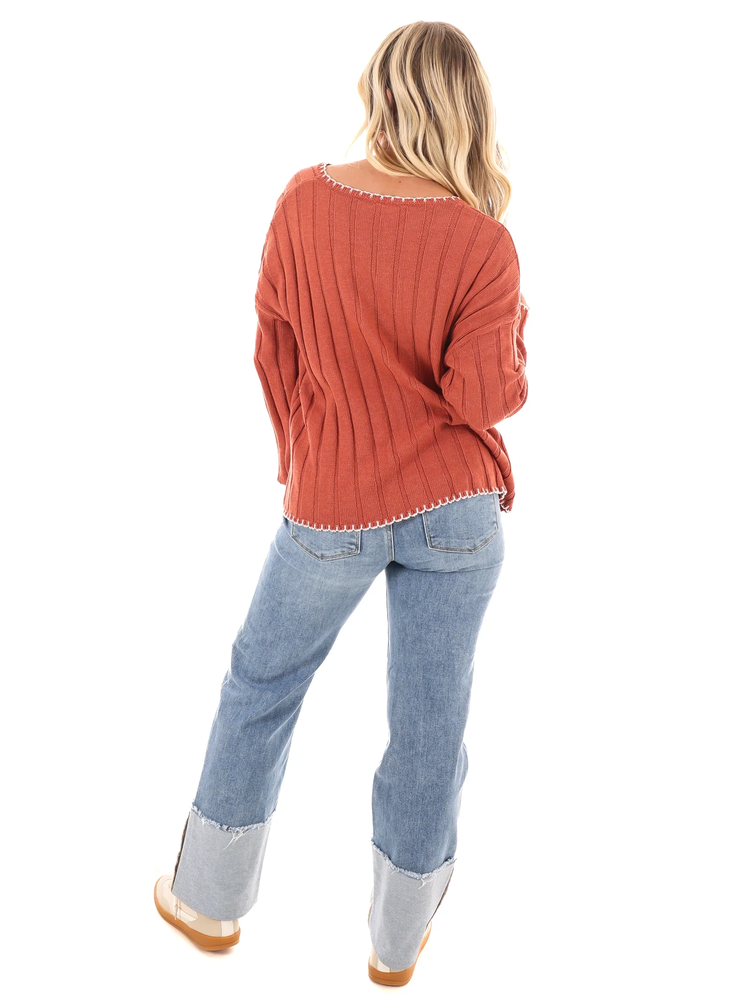 Ribbed Bliss Knit Sweater - Image 6