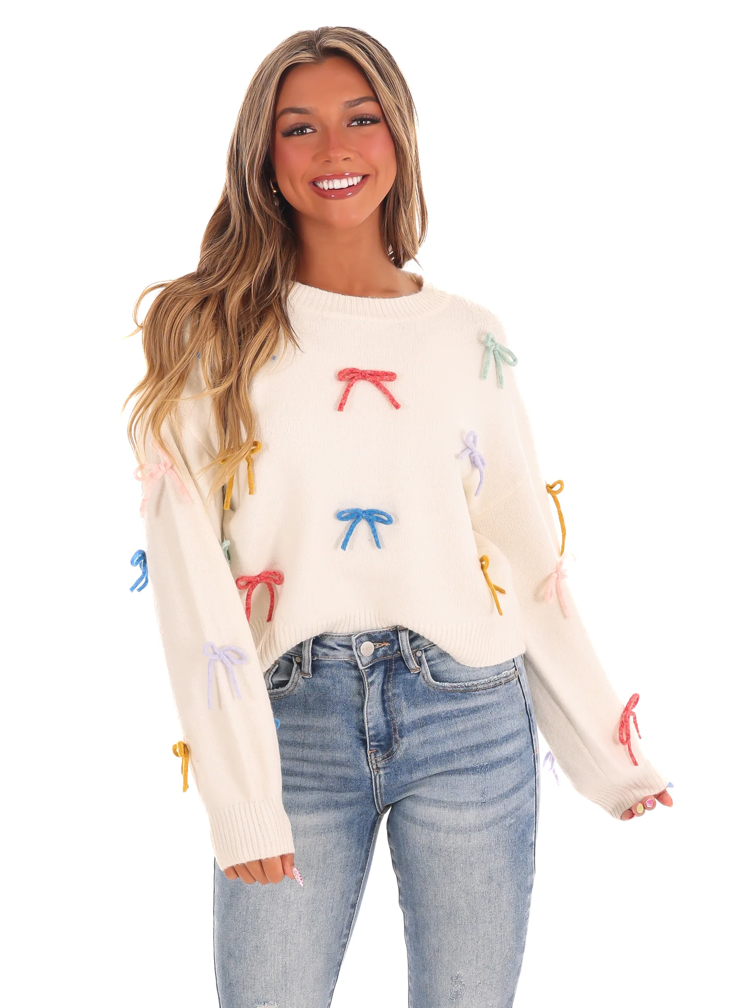 Ribbon Delight Sweater - Image 3