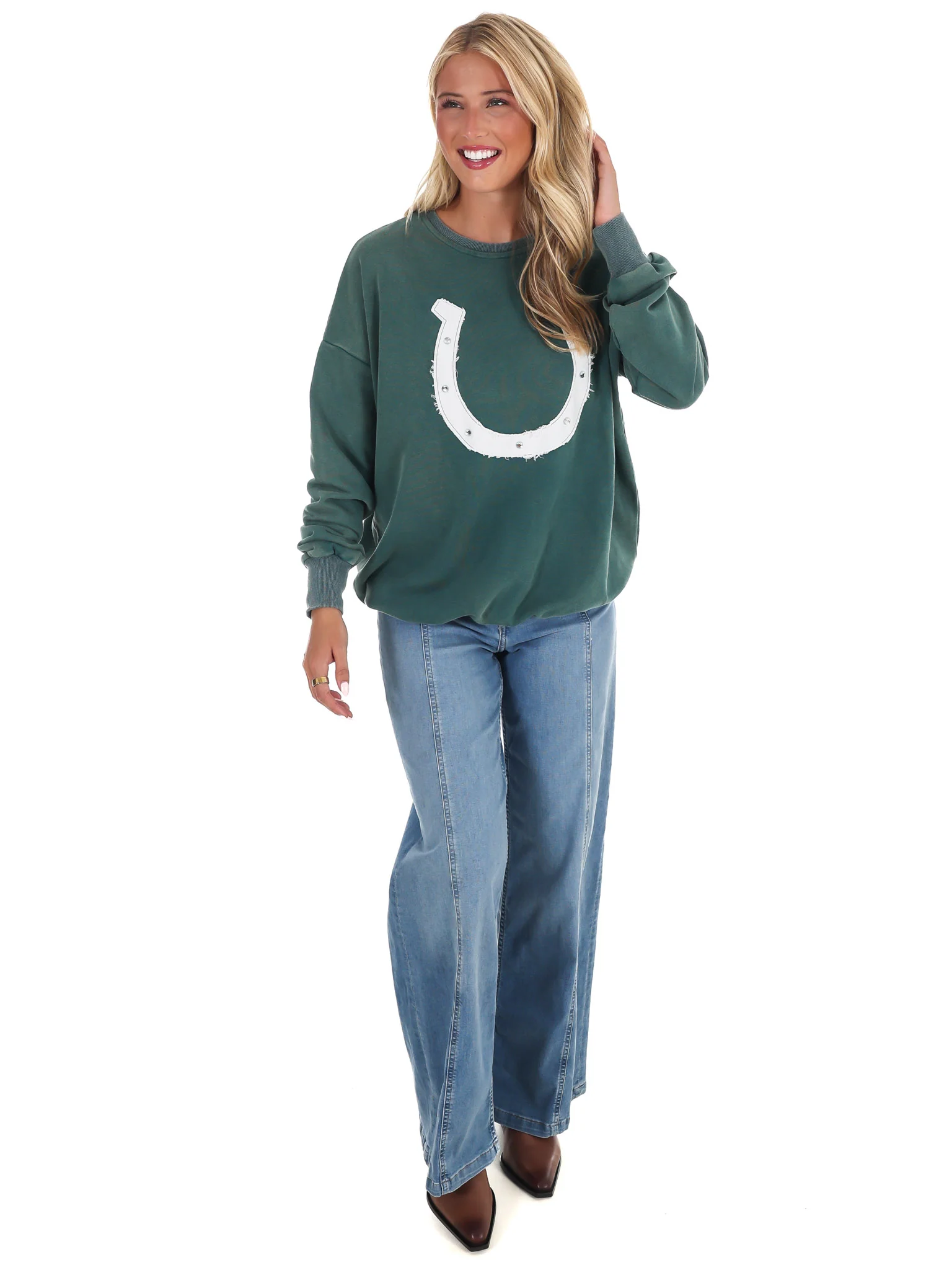 Saddle Up Horseshoe Pullover - Image 13