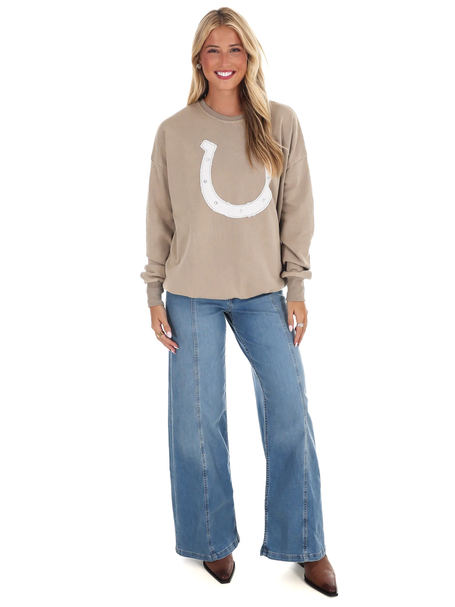 Saddle Up Horseshoe Pullover - Image 2