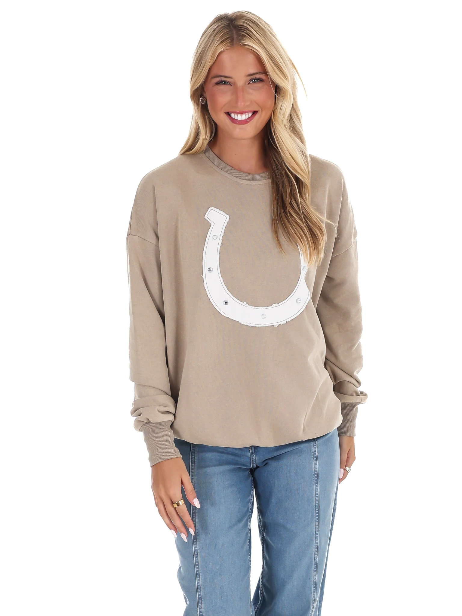 Saddle Up Horseshoe Pullover - Image 3