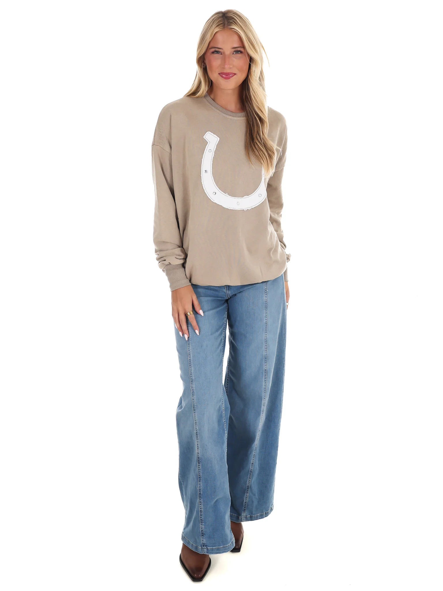 Saddle Up Horseshoe Pullover - Image 4