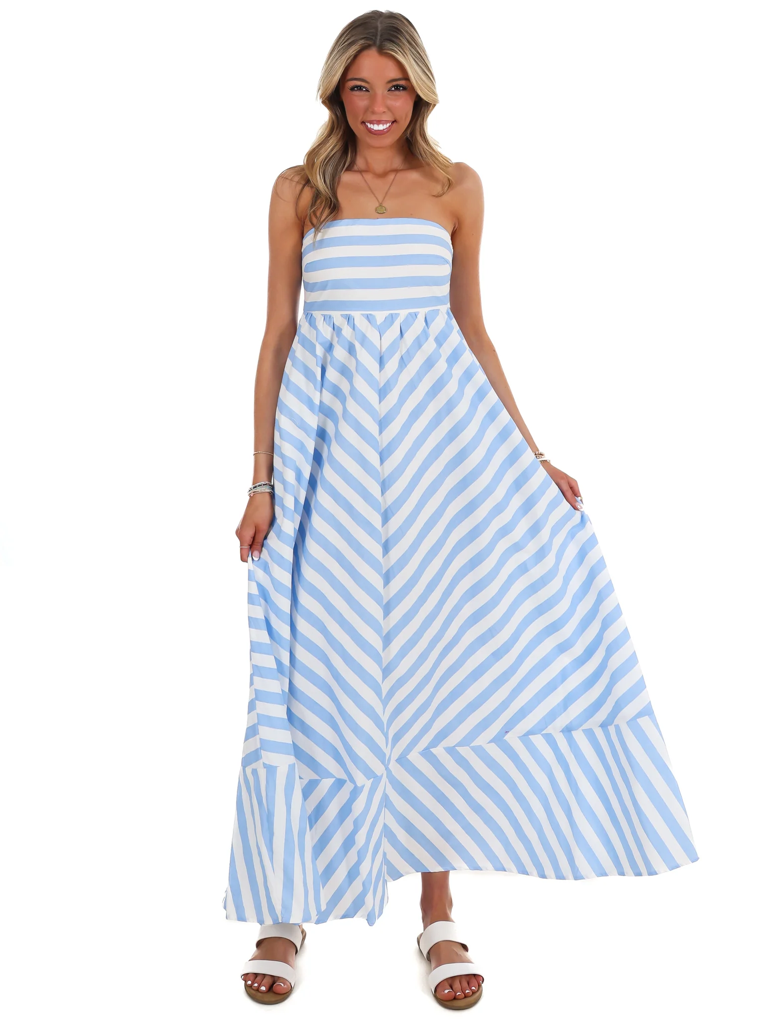 Salt Air Stripe Maxi Dress - Image 5