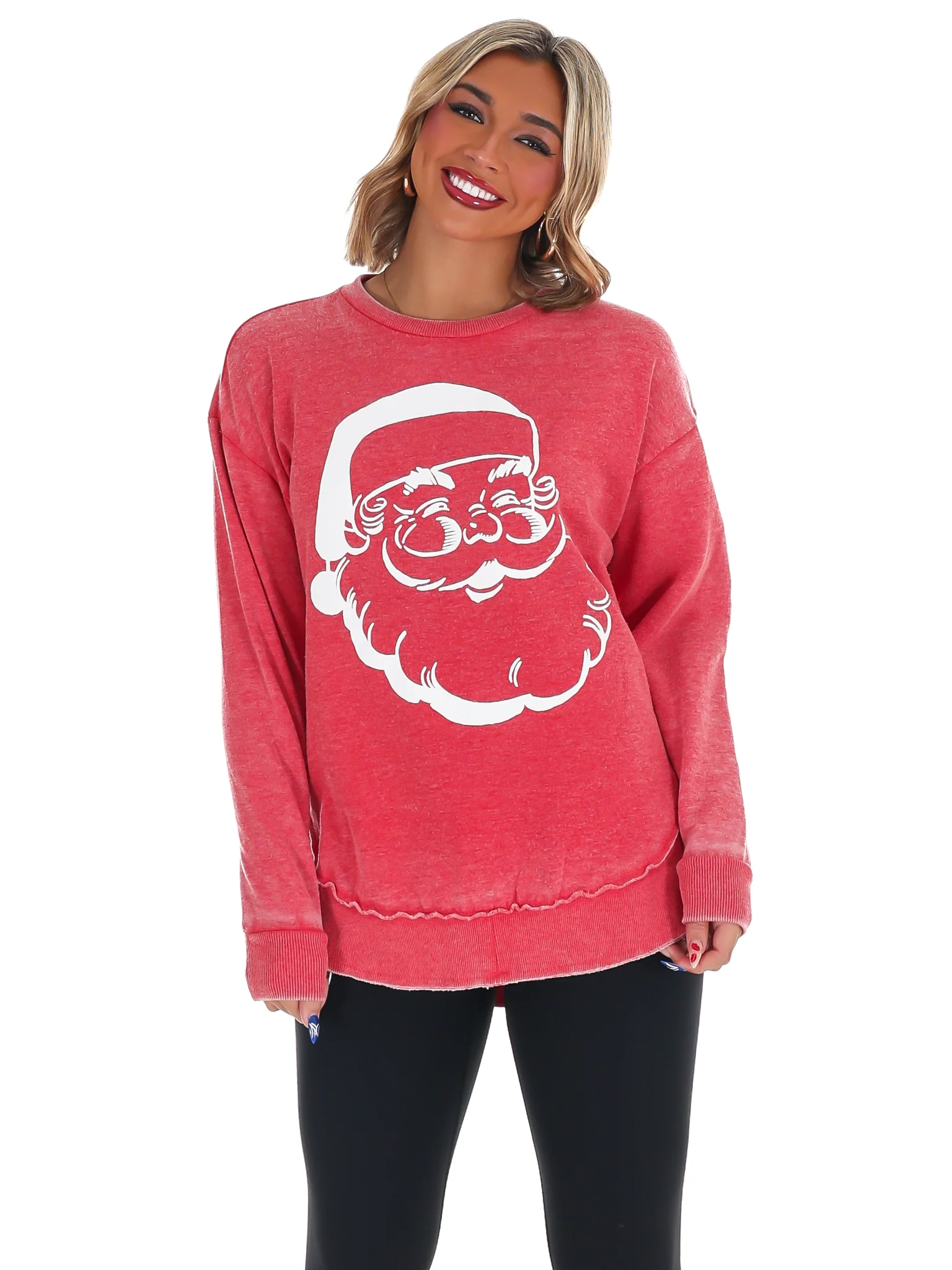 Santa Poncho Pullover - Image 3