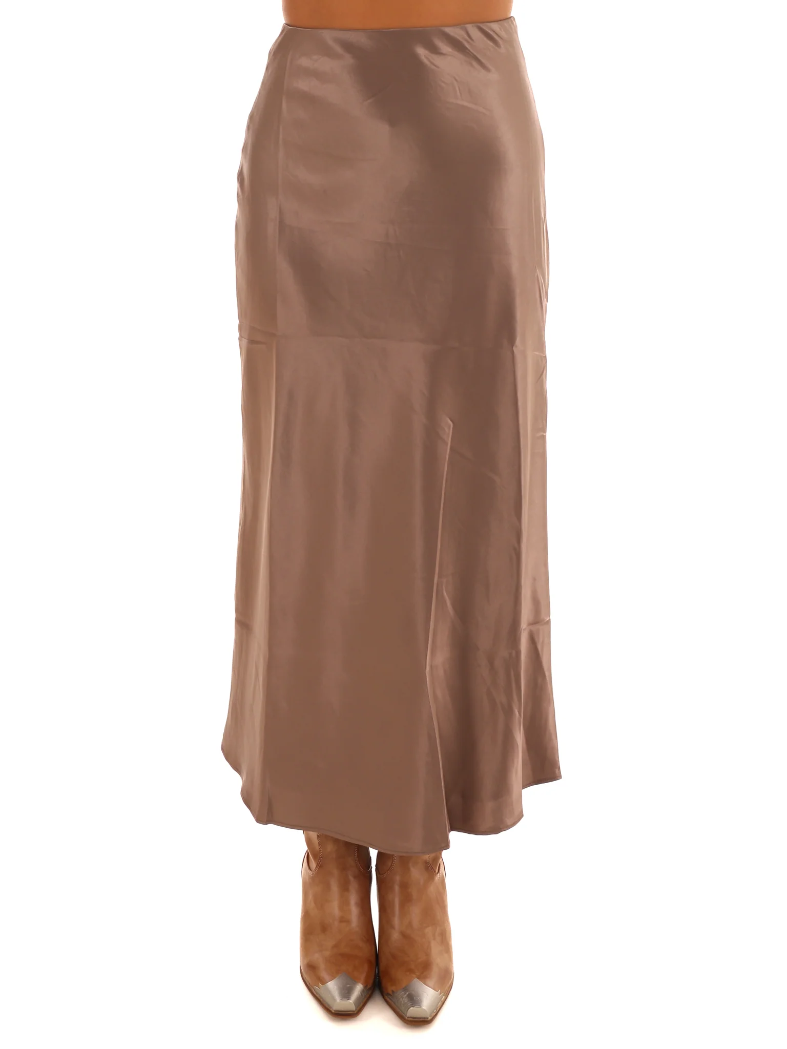 Satin Splendor Midi Skirt - Image 3