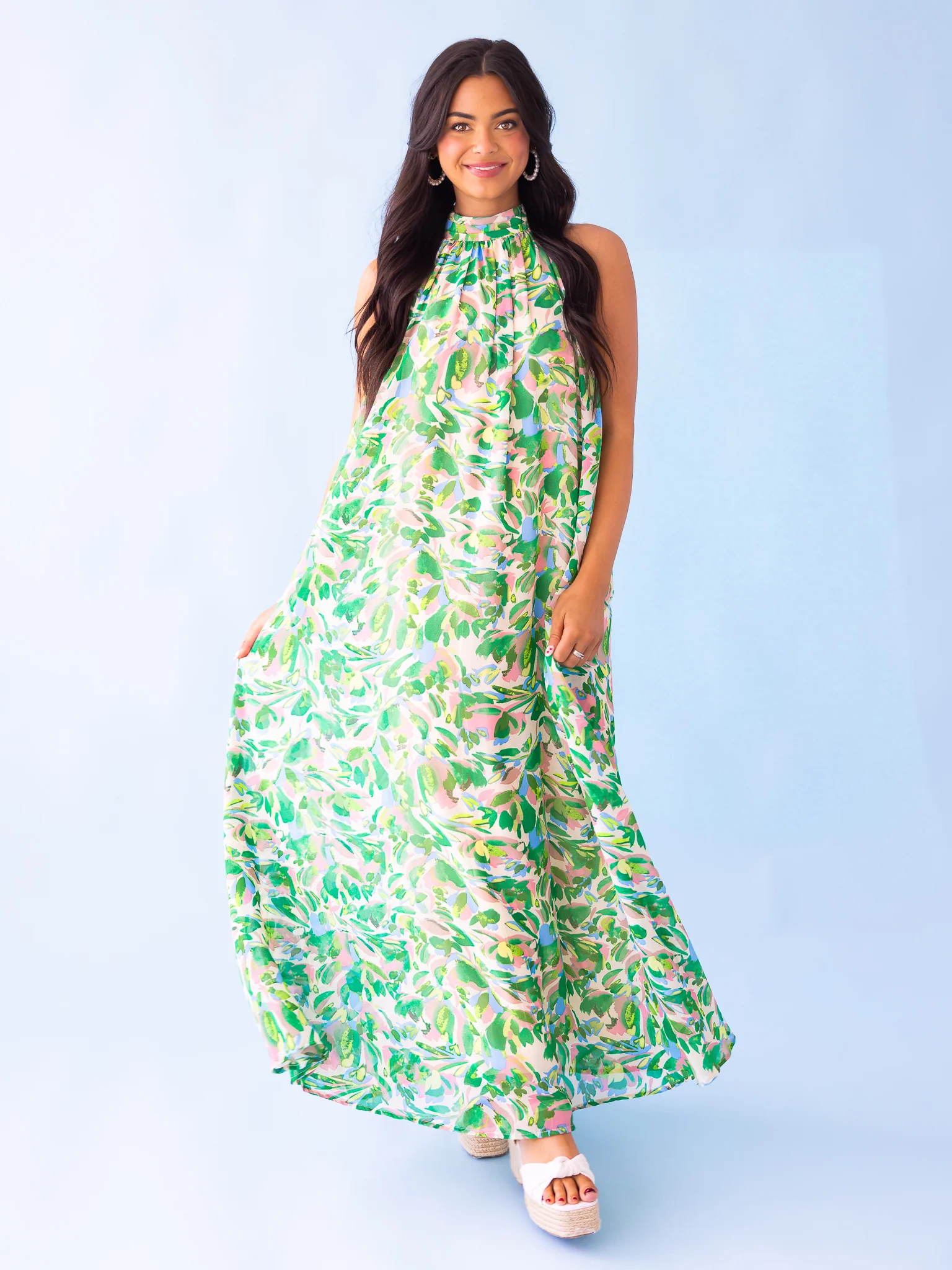 Say A Little Prayer Floral Maxi Dress