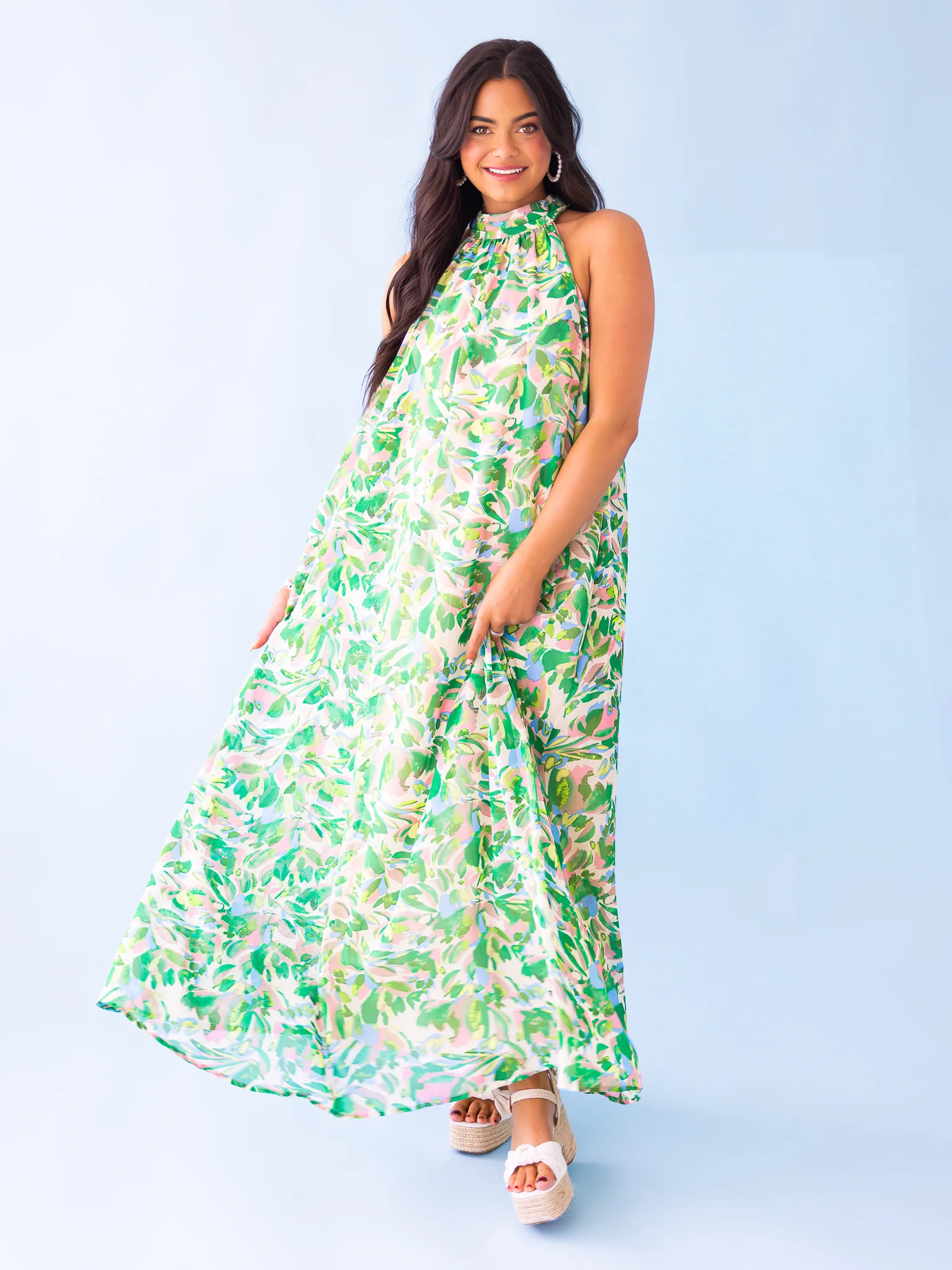 Say A Little Prayer Floral Maxi Dress - Image 4