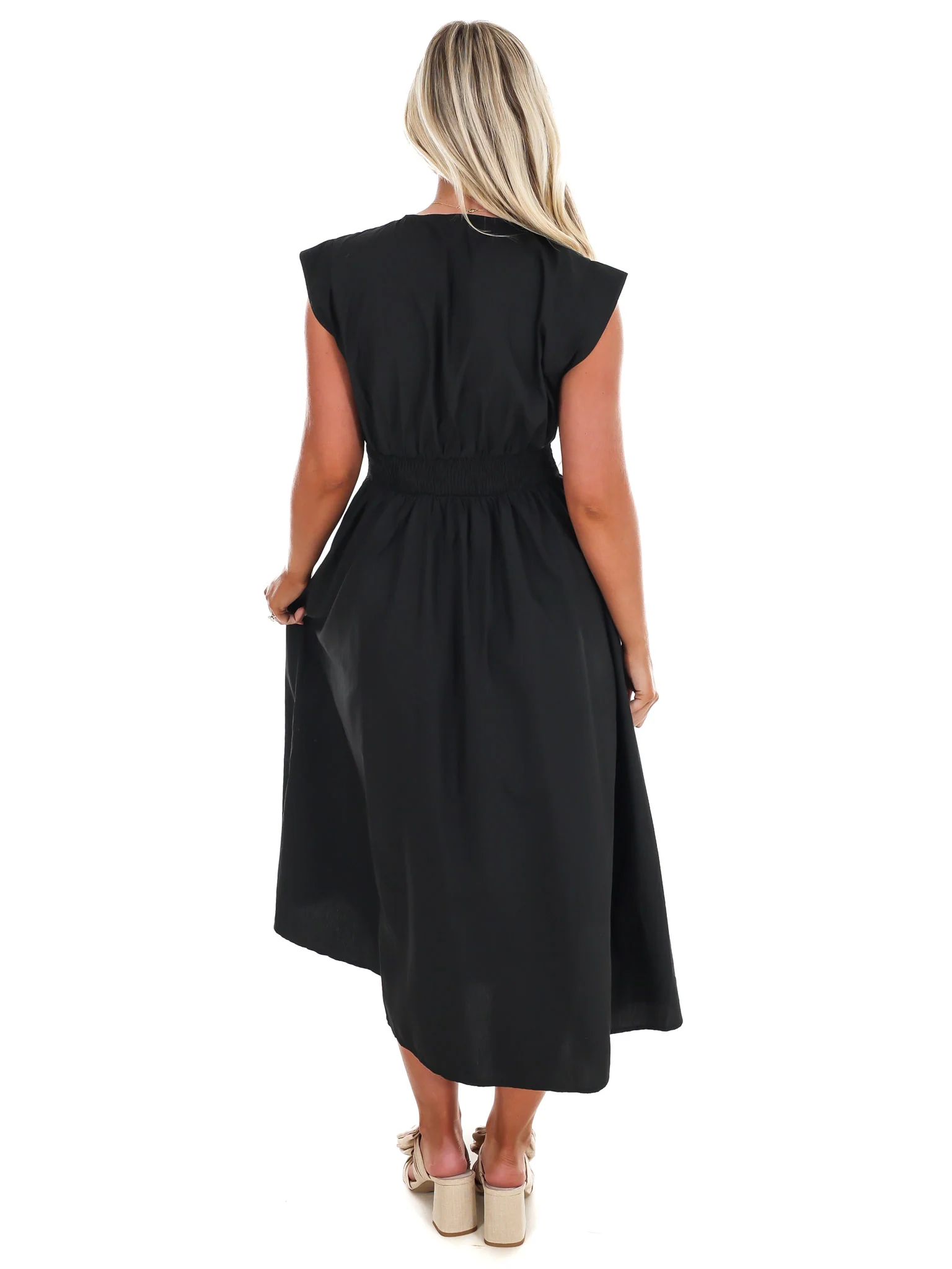 Say It Again V-Neck Midi Dress - Image 15