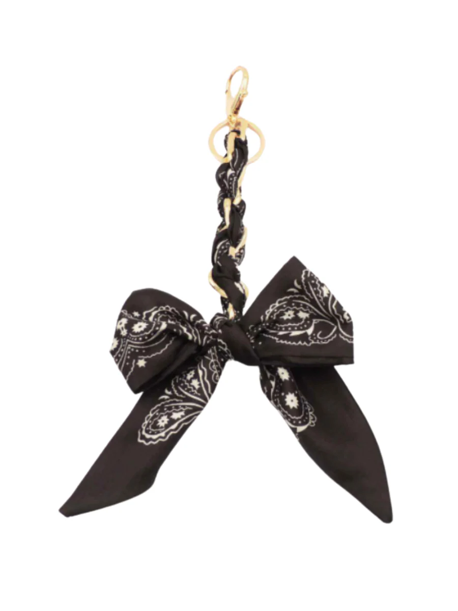 Scarf Bow Bag Charm - Image 2