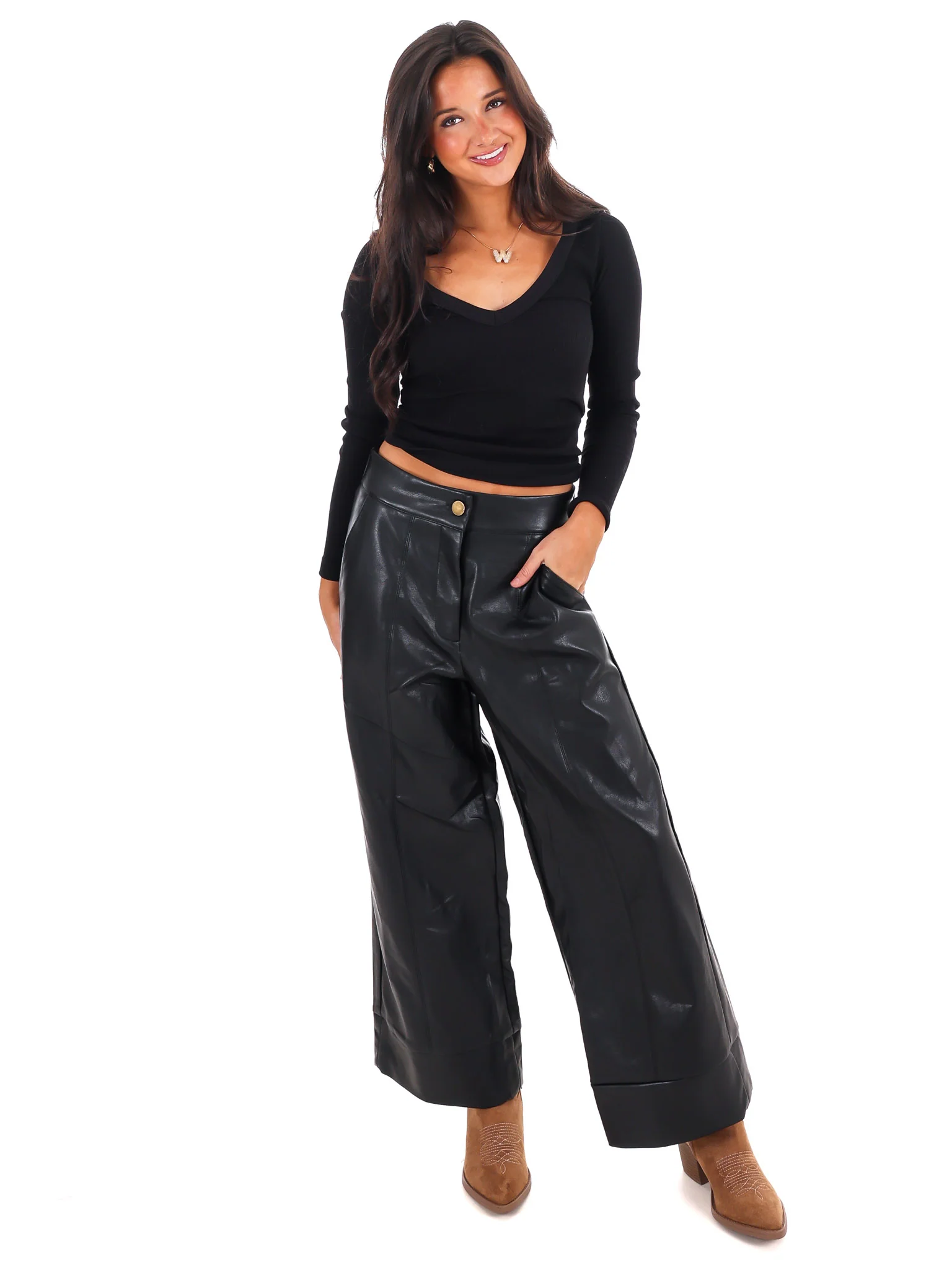 Seamless Comfort V-Neck Top - Image 6