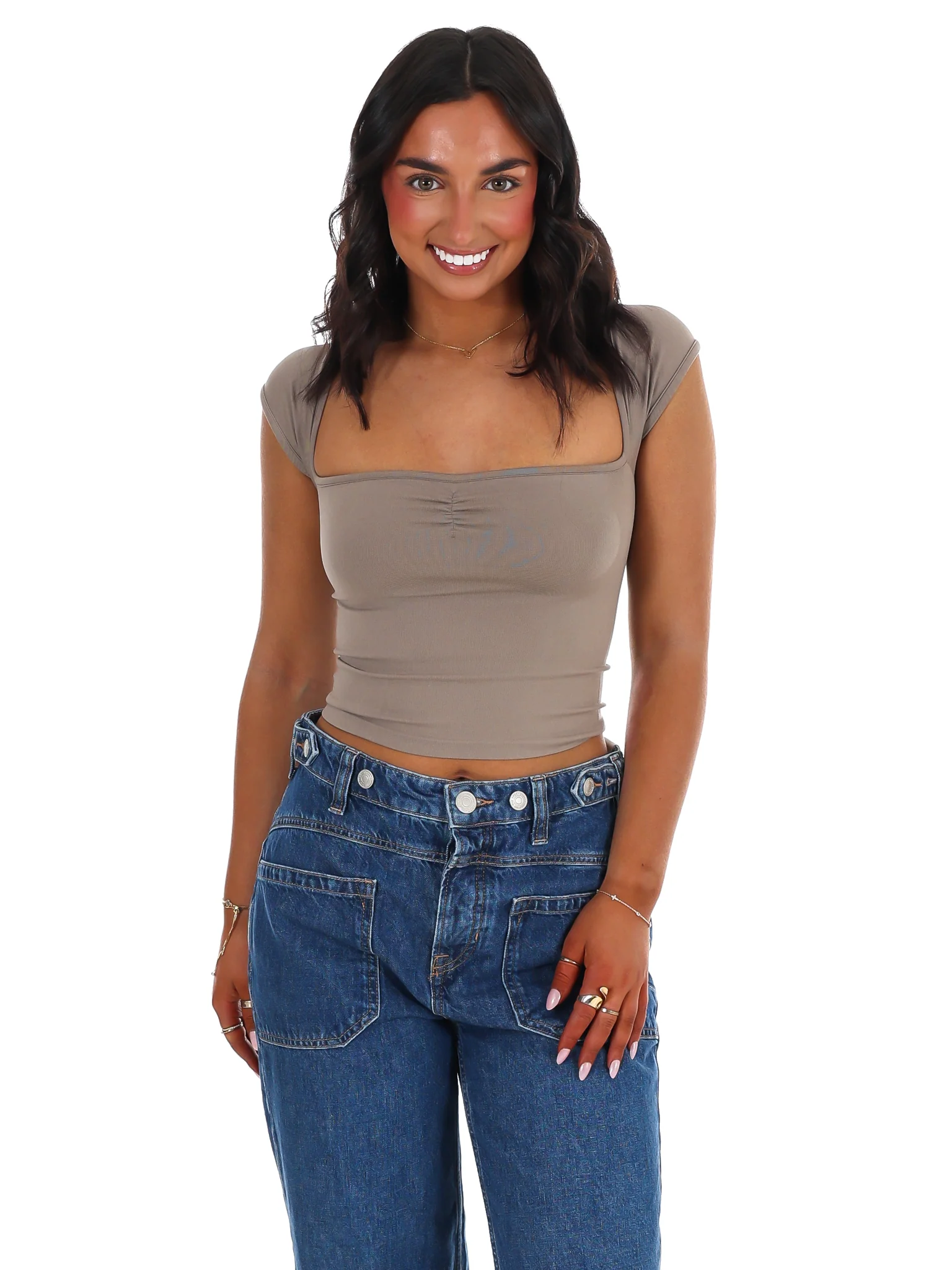 Second Skin Shirring Top - Image 10