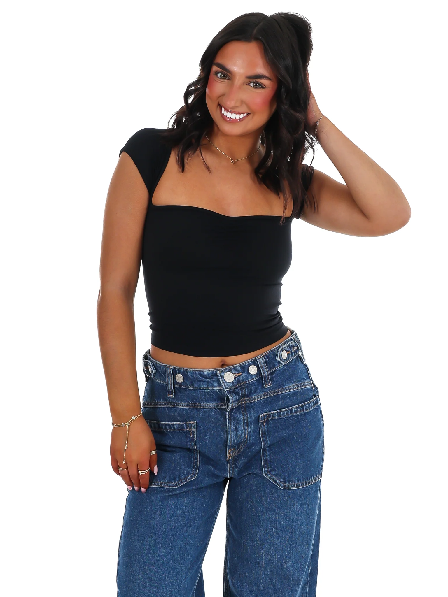 Second Skin Shirring Top - Image 14