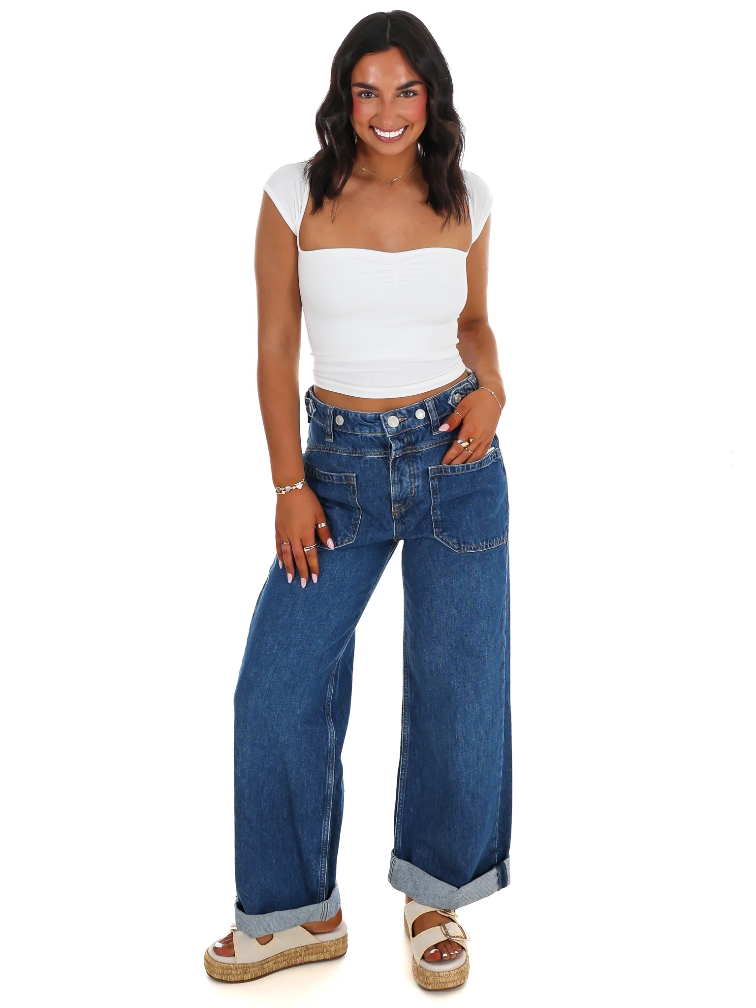 Second Skin Shirring Top - Image 2