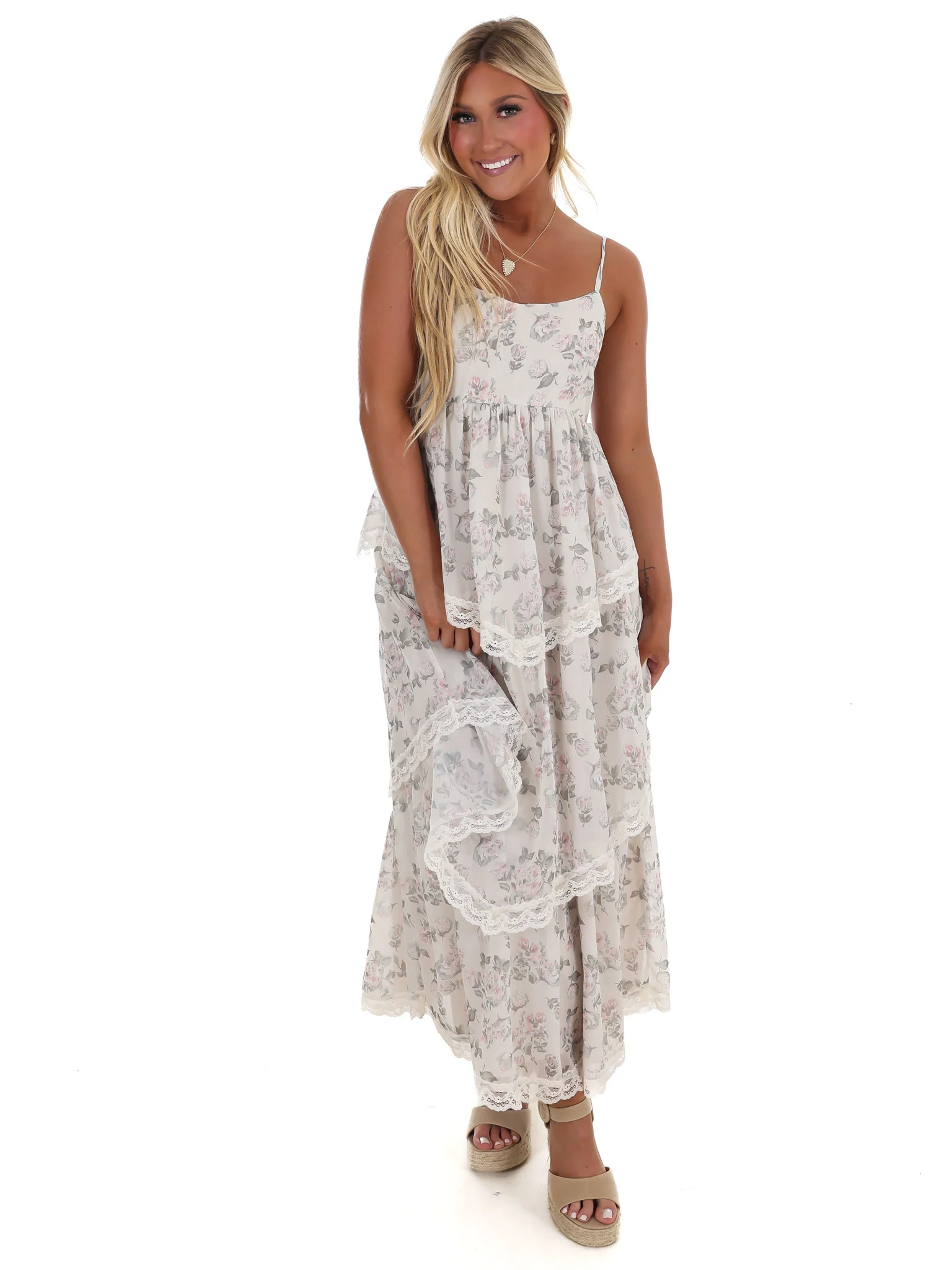 Secret Garden Floral Maxi Dress - Image 5