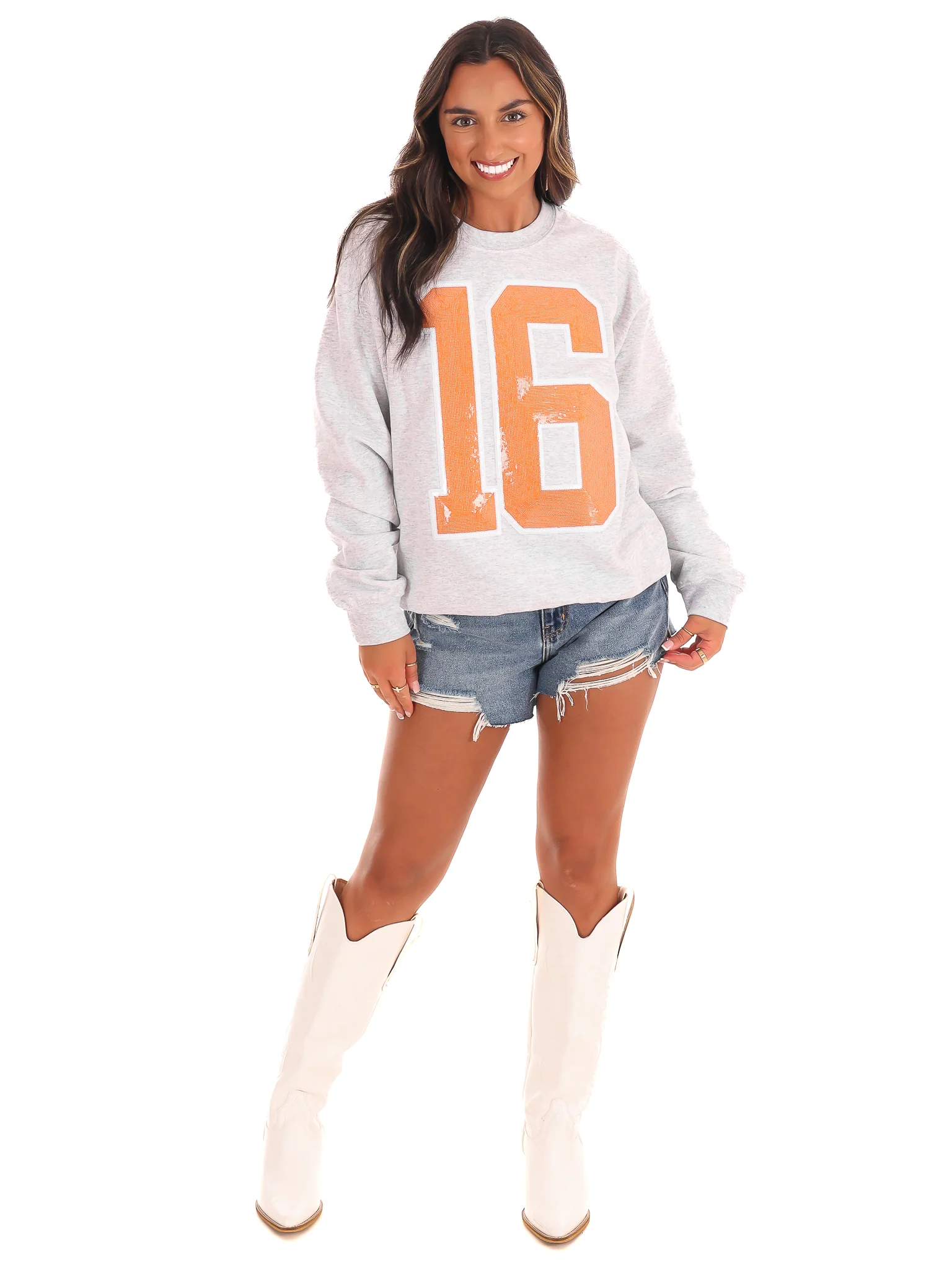Sequin 16 Sweatshirt - Image 3