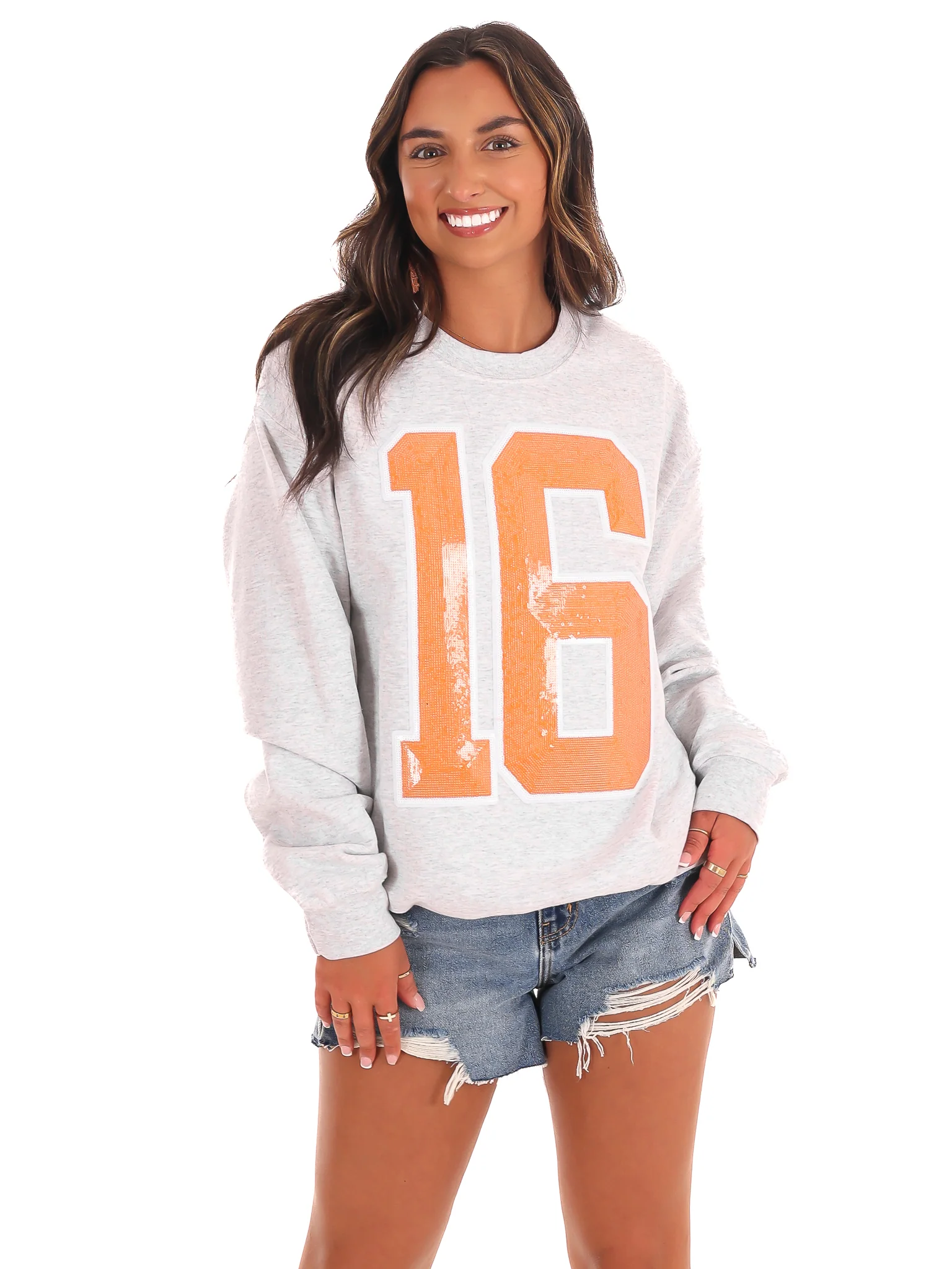 Sequin 16 Sweatshirt - Image 6