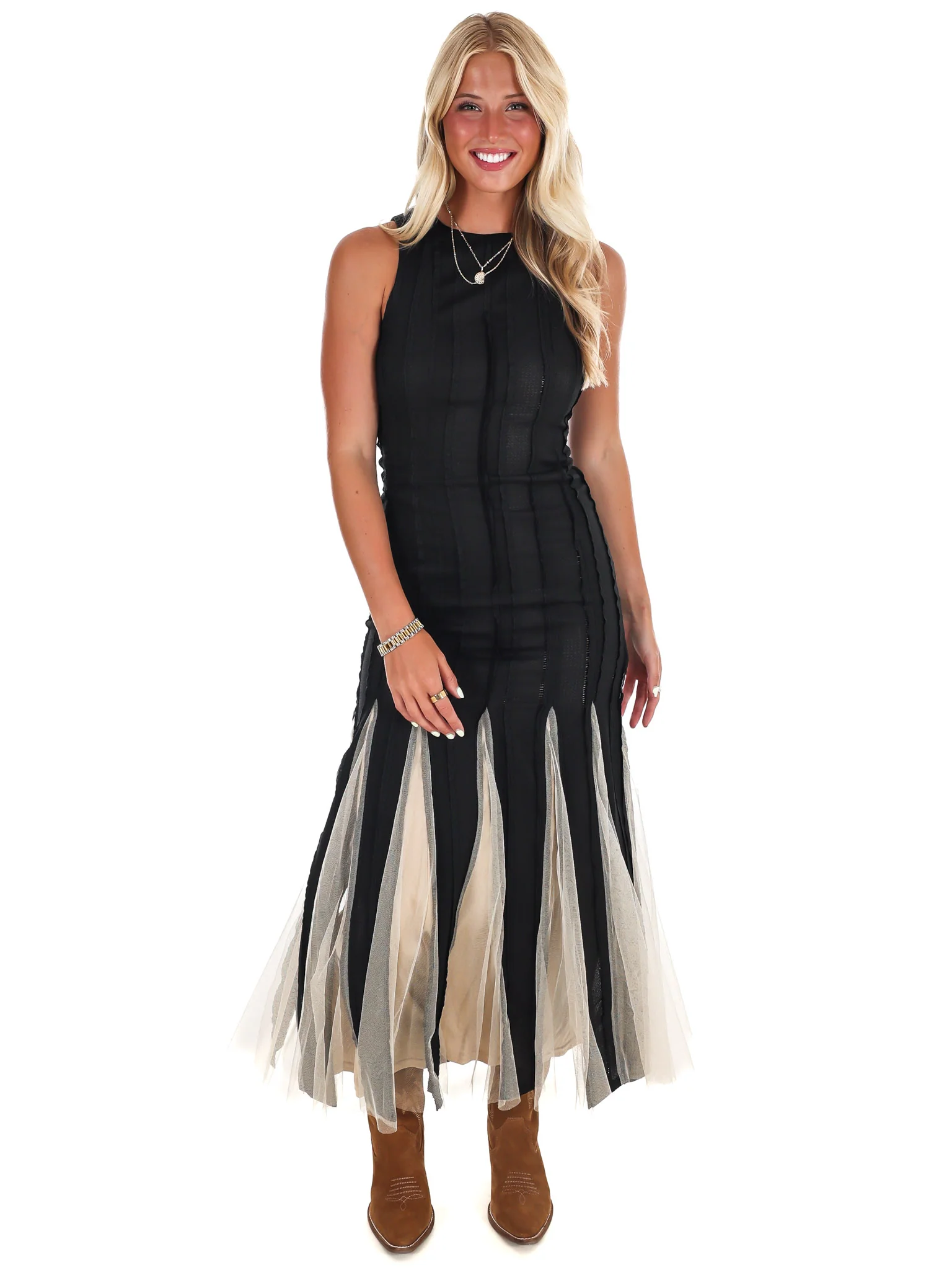 Seraphina Tulle Maxi Dress - Image 4