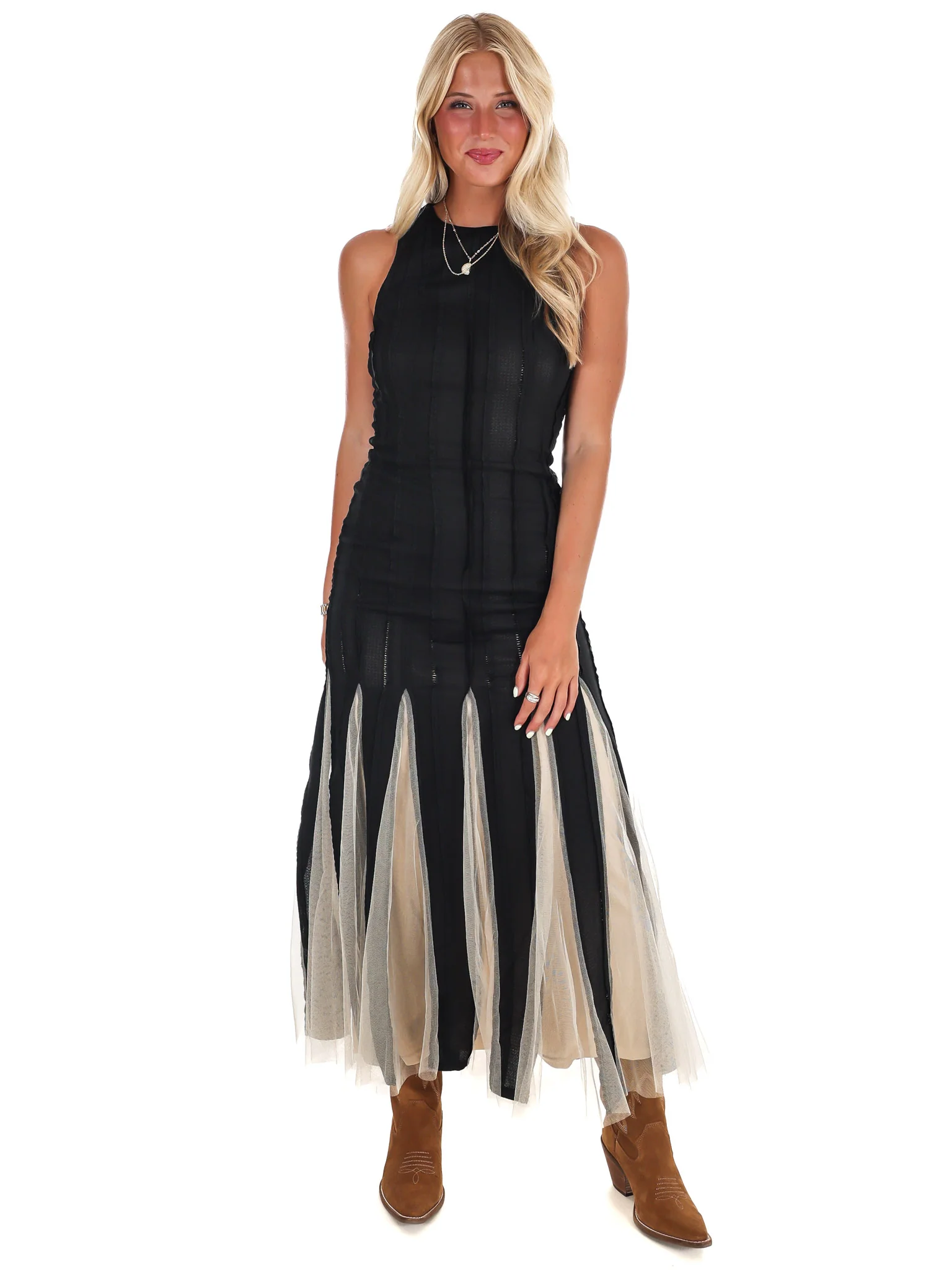 Seraphina Tulle Maxi Dress - Image 5