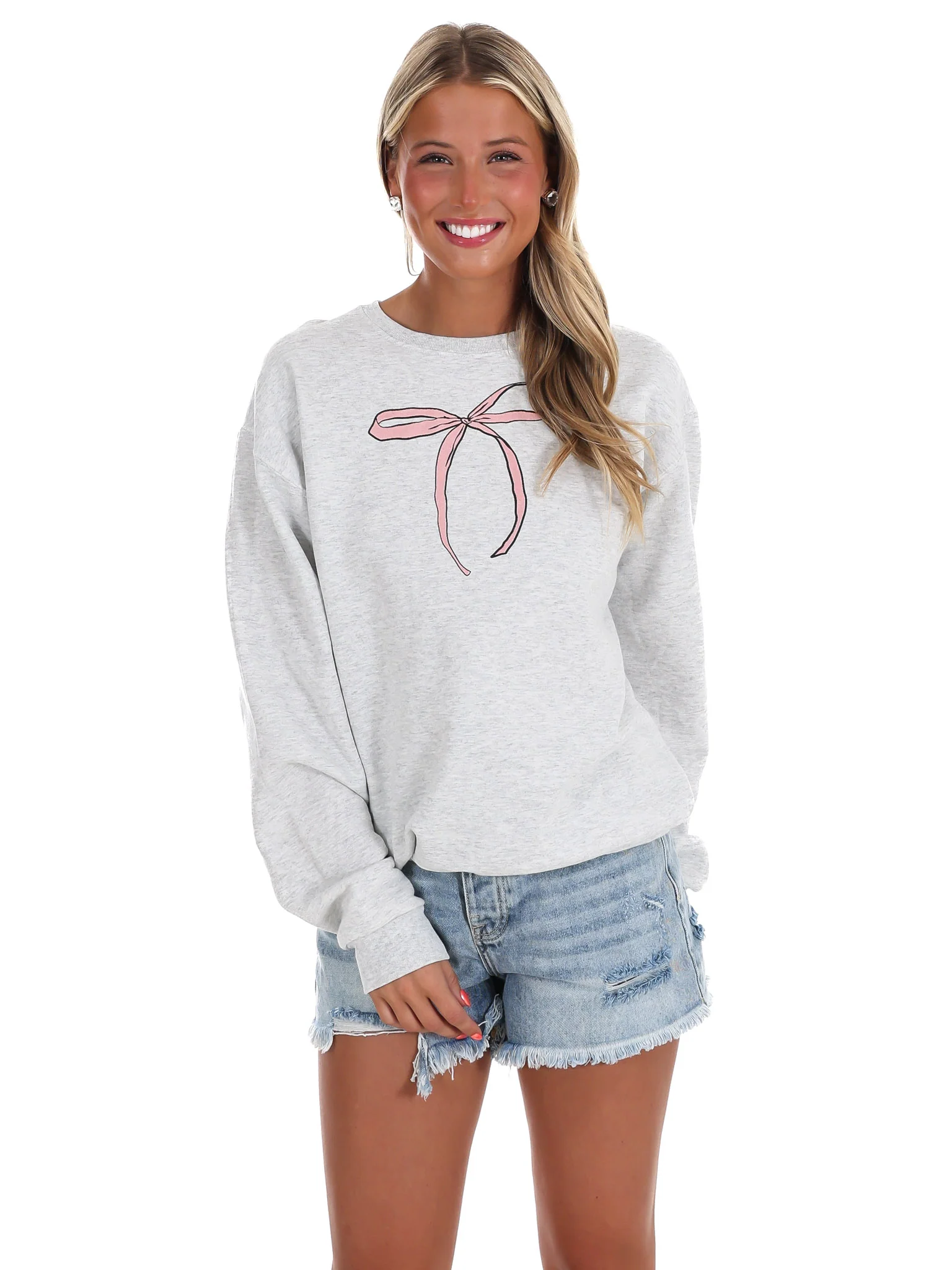 She is Clothed Bow Sweatshirt - Image 5