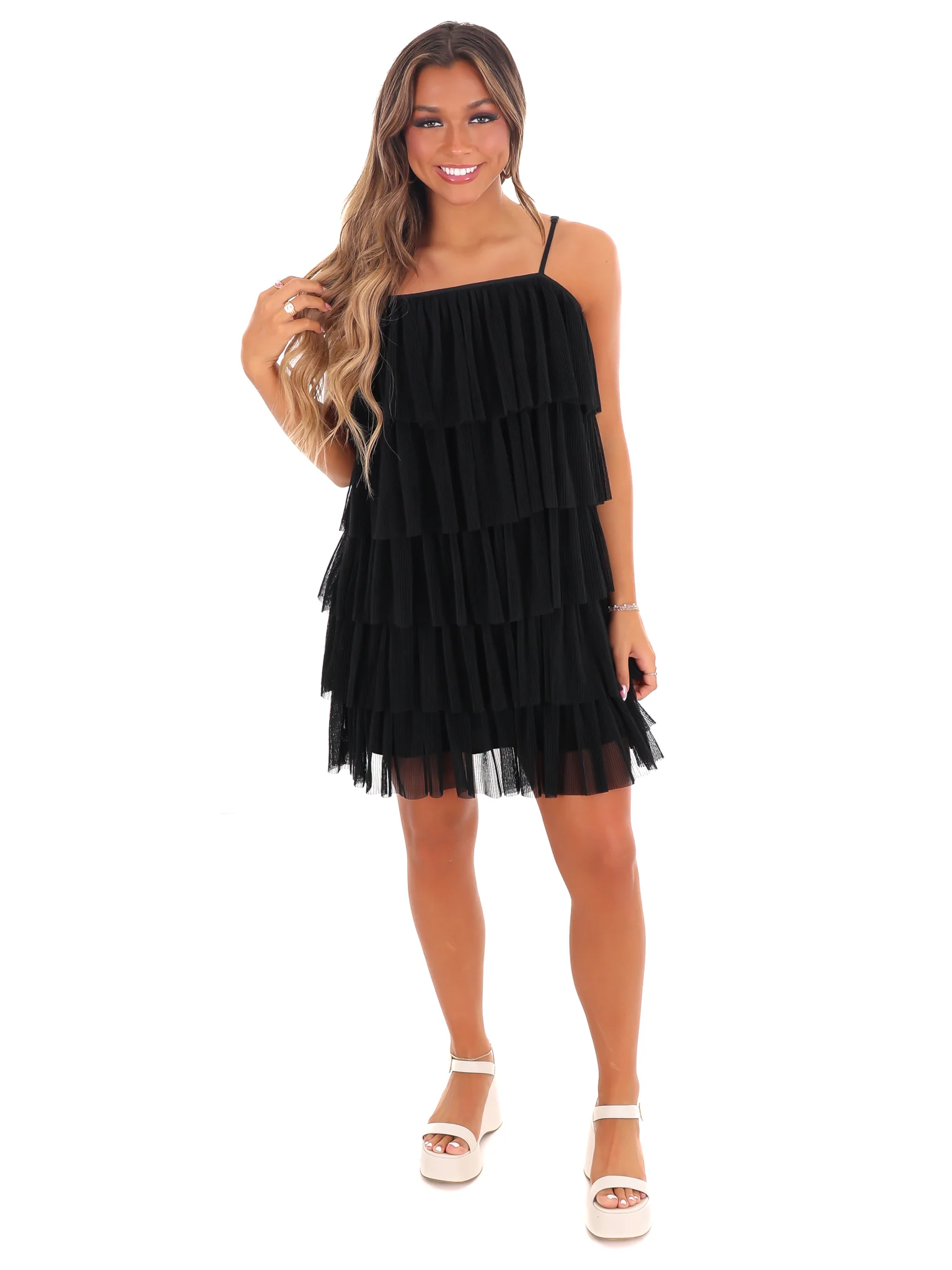 Shock and Awe Ruffled Tulle Mini Dress - Image 2