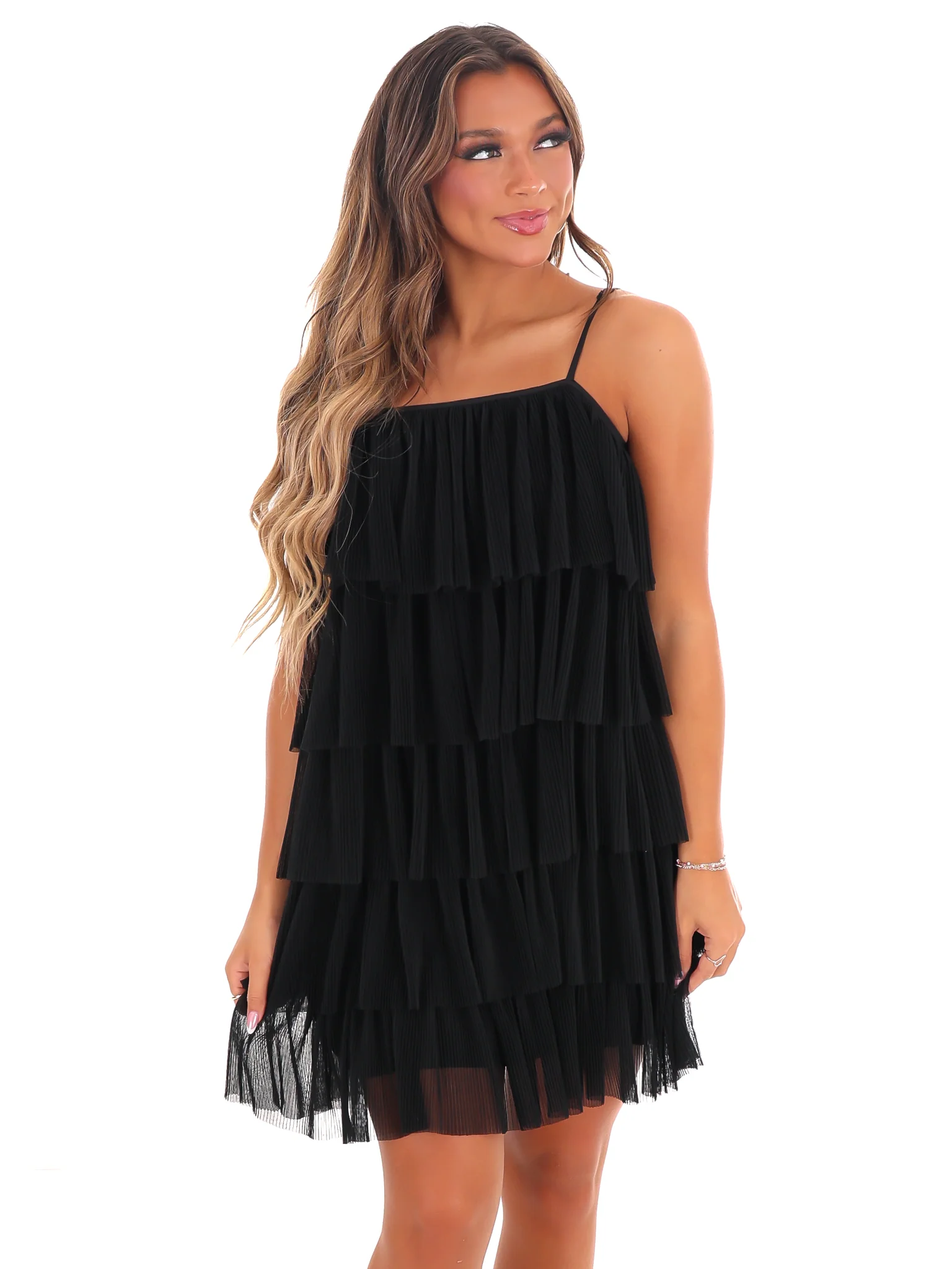 Shock and Awe Ruffled Tulle Mini Dress - Image 5