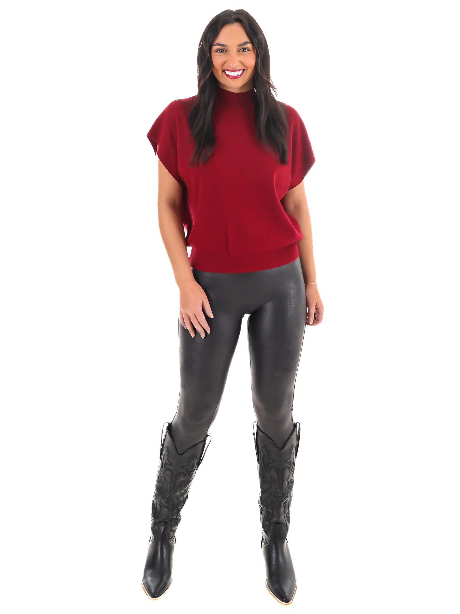 Simple Chic Mock Neck Sweater - Image 4