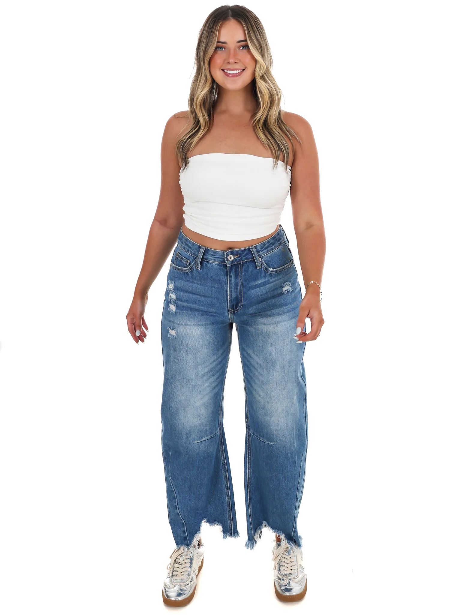 Simple Intentions Linen Tube Top - Image 6