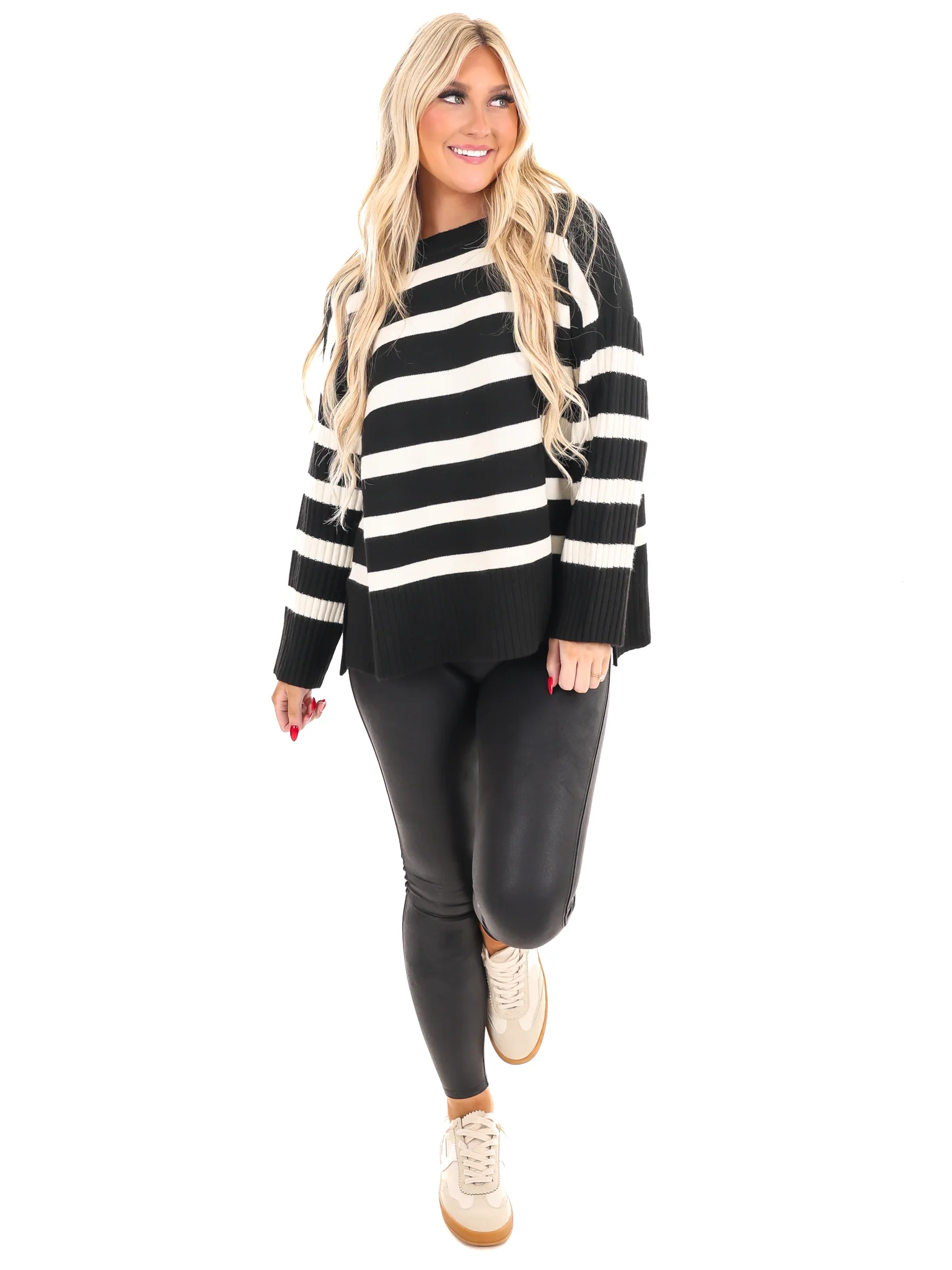 Simple Pleasure Stripe Sweater - Image 6
