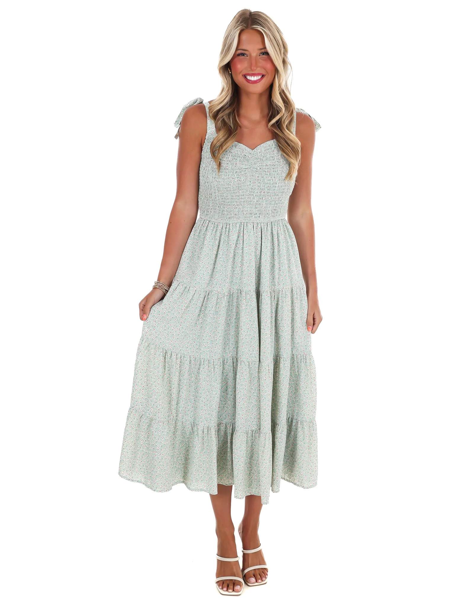 Simply Gorgeous Floral Midi Dress - Image 2