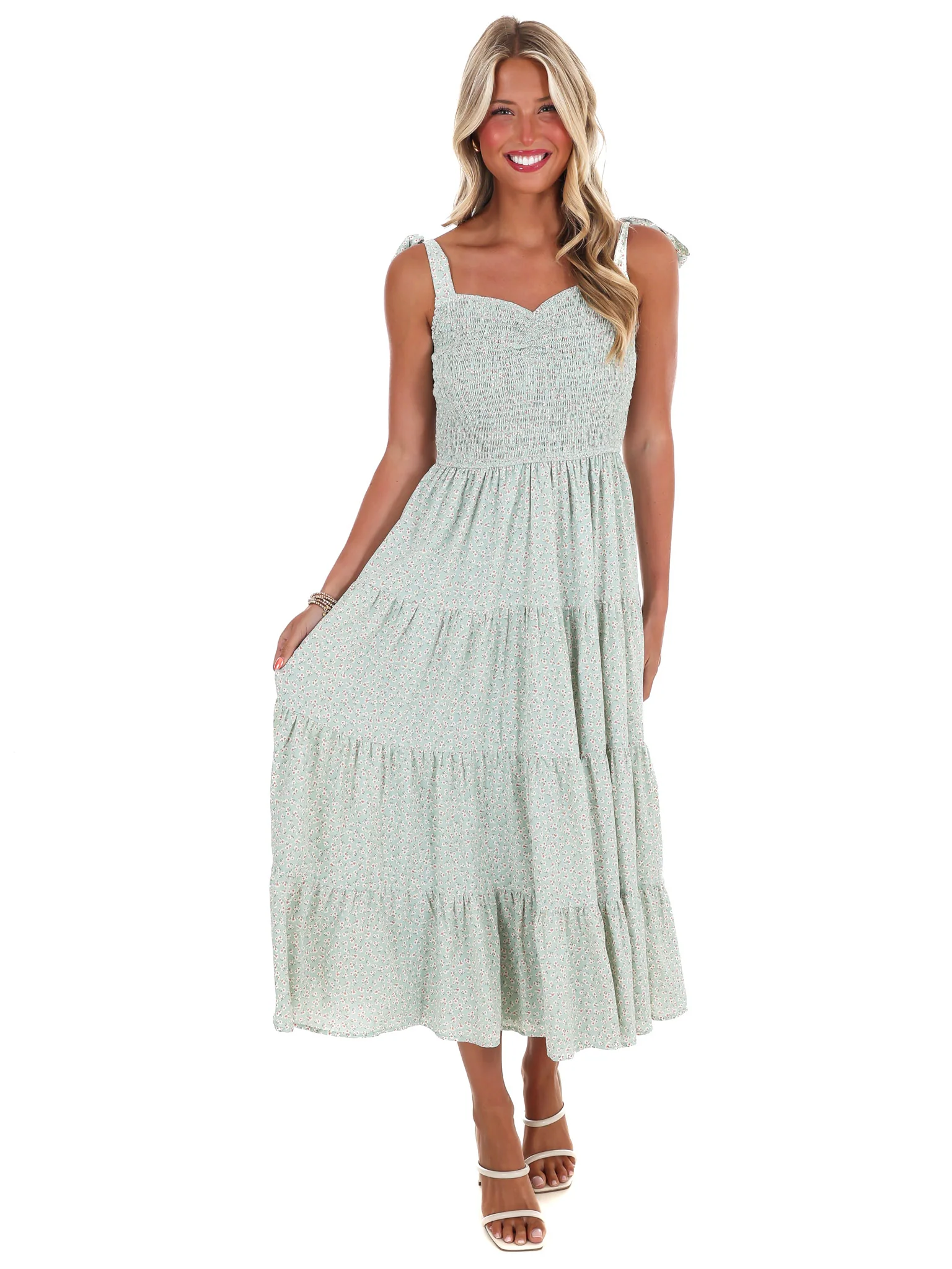 Simply Gorgeous Floral Midi Dress - Image 5