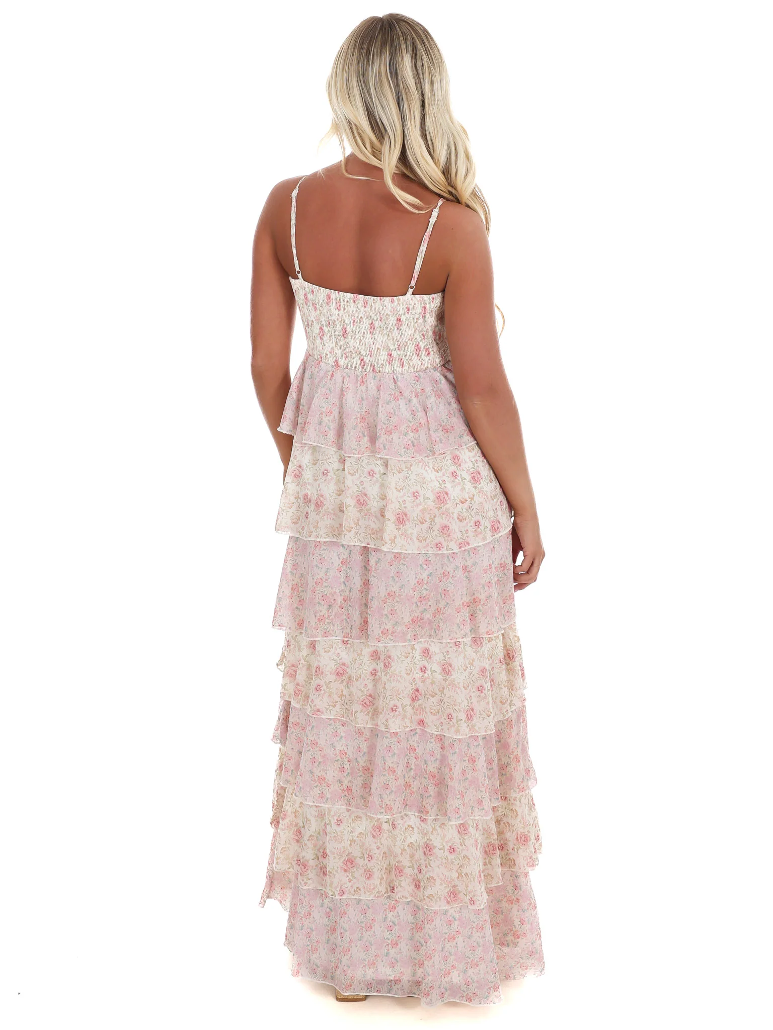 Simply Romantic Floral Tiered Maxi Dress - Image 13