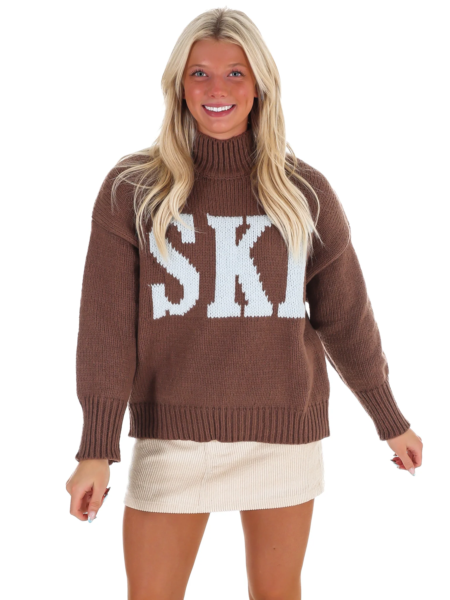 Ski High Neck Oversized Sweater - Image 3
