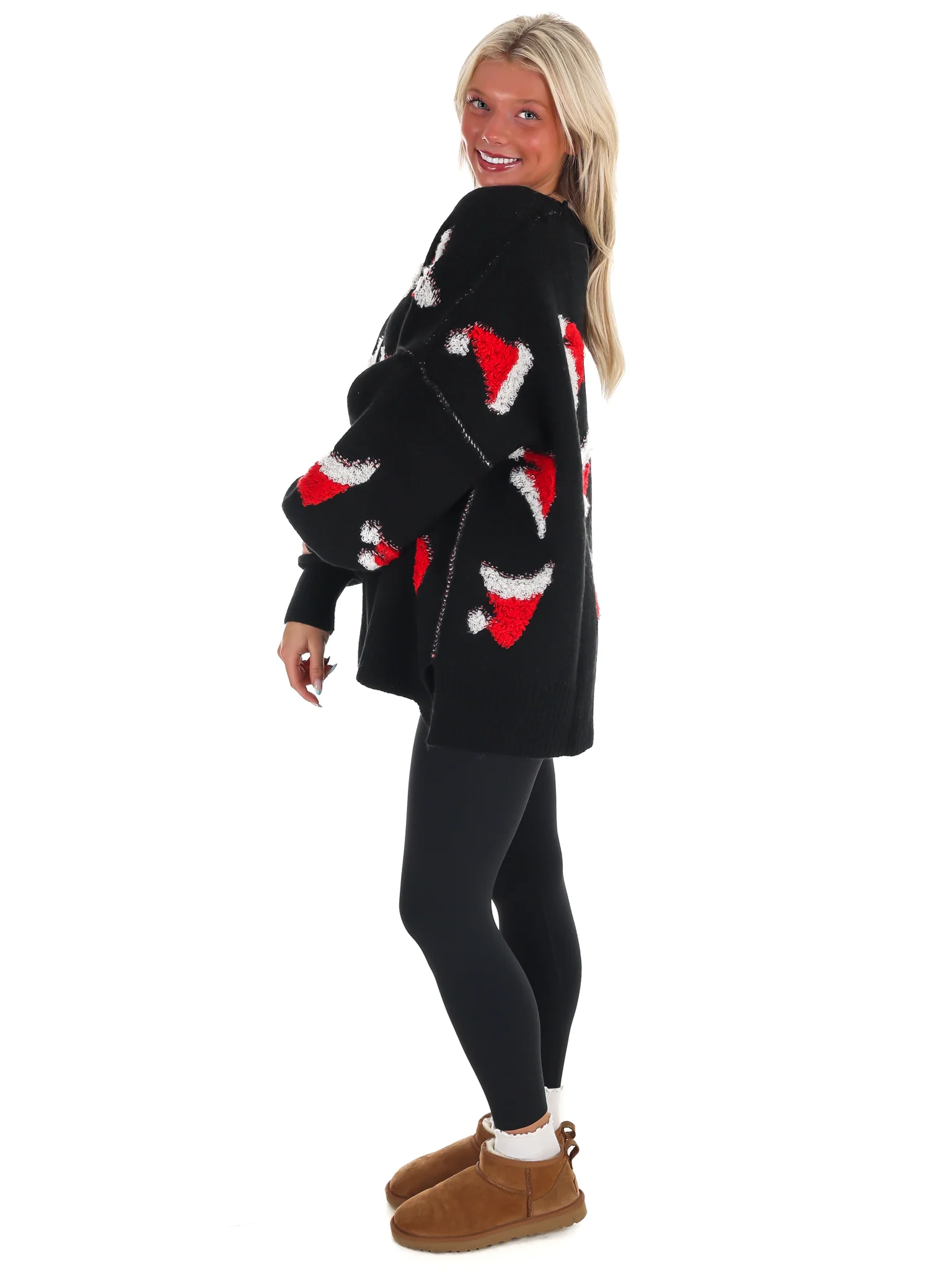 Sleigh All Day Santa Hat Sweater - Image 9