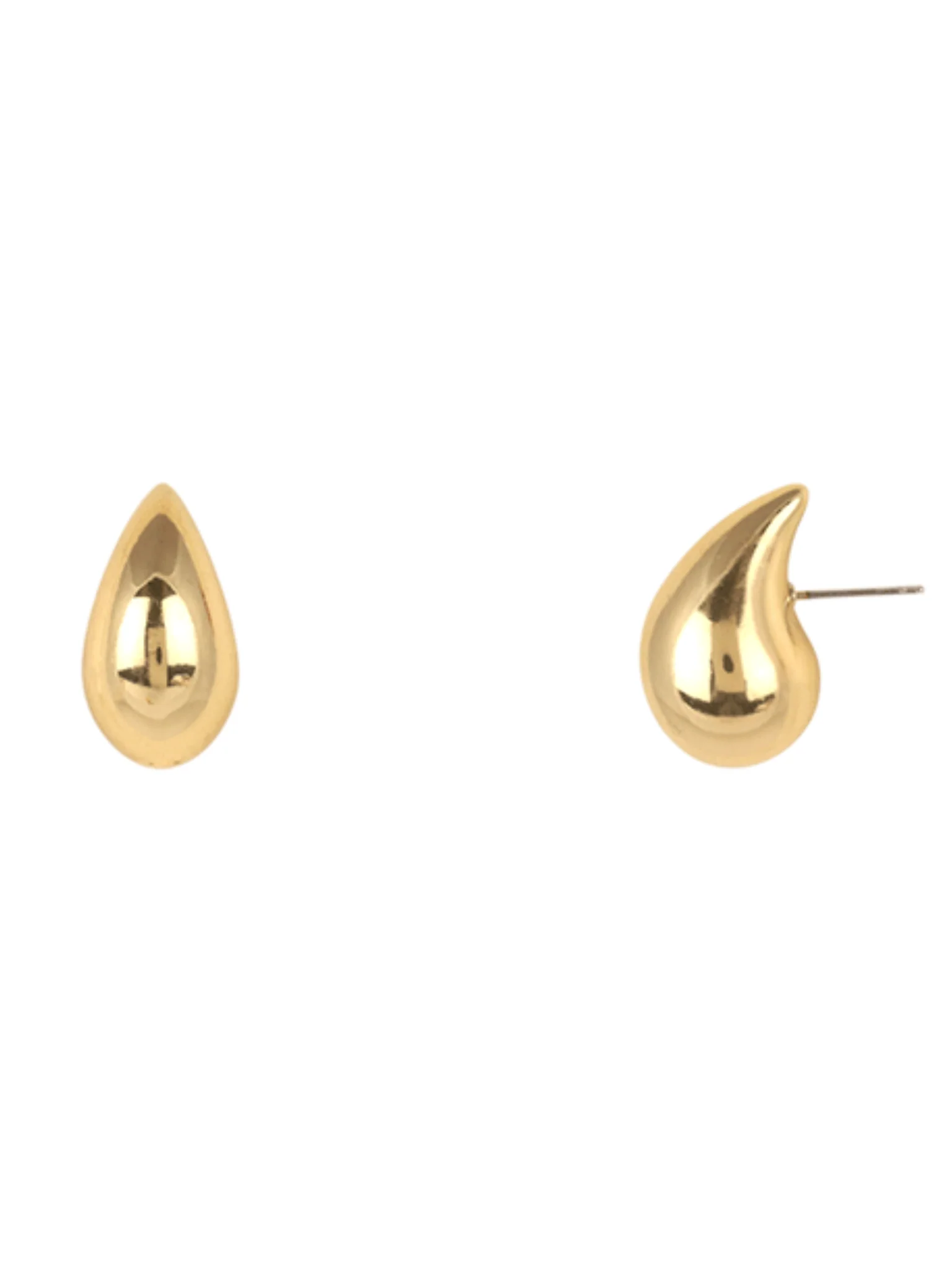 Small Metal Teardrop Earrings