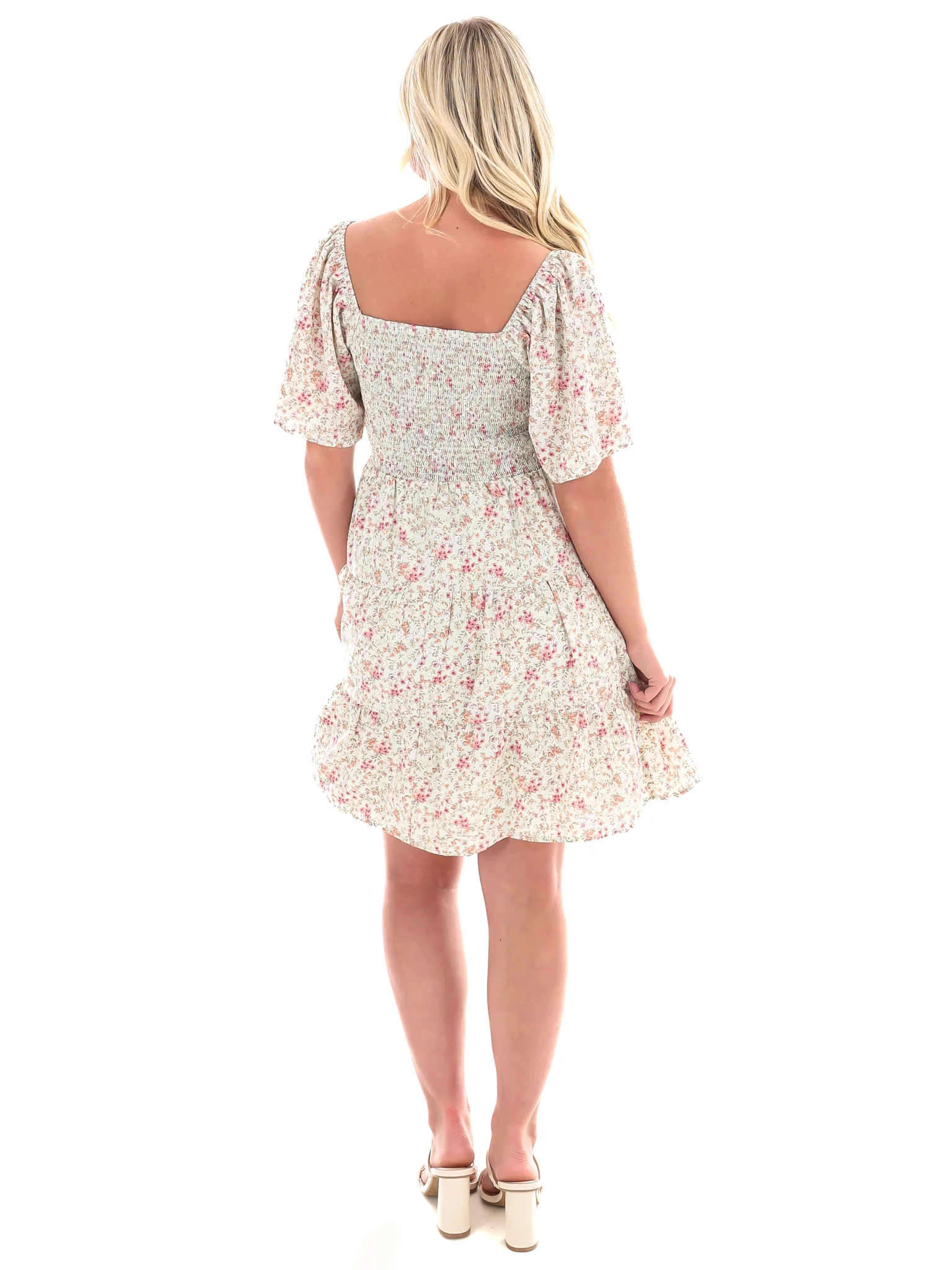 Small Town Floral Mini Dress - Image 15