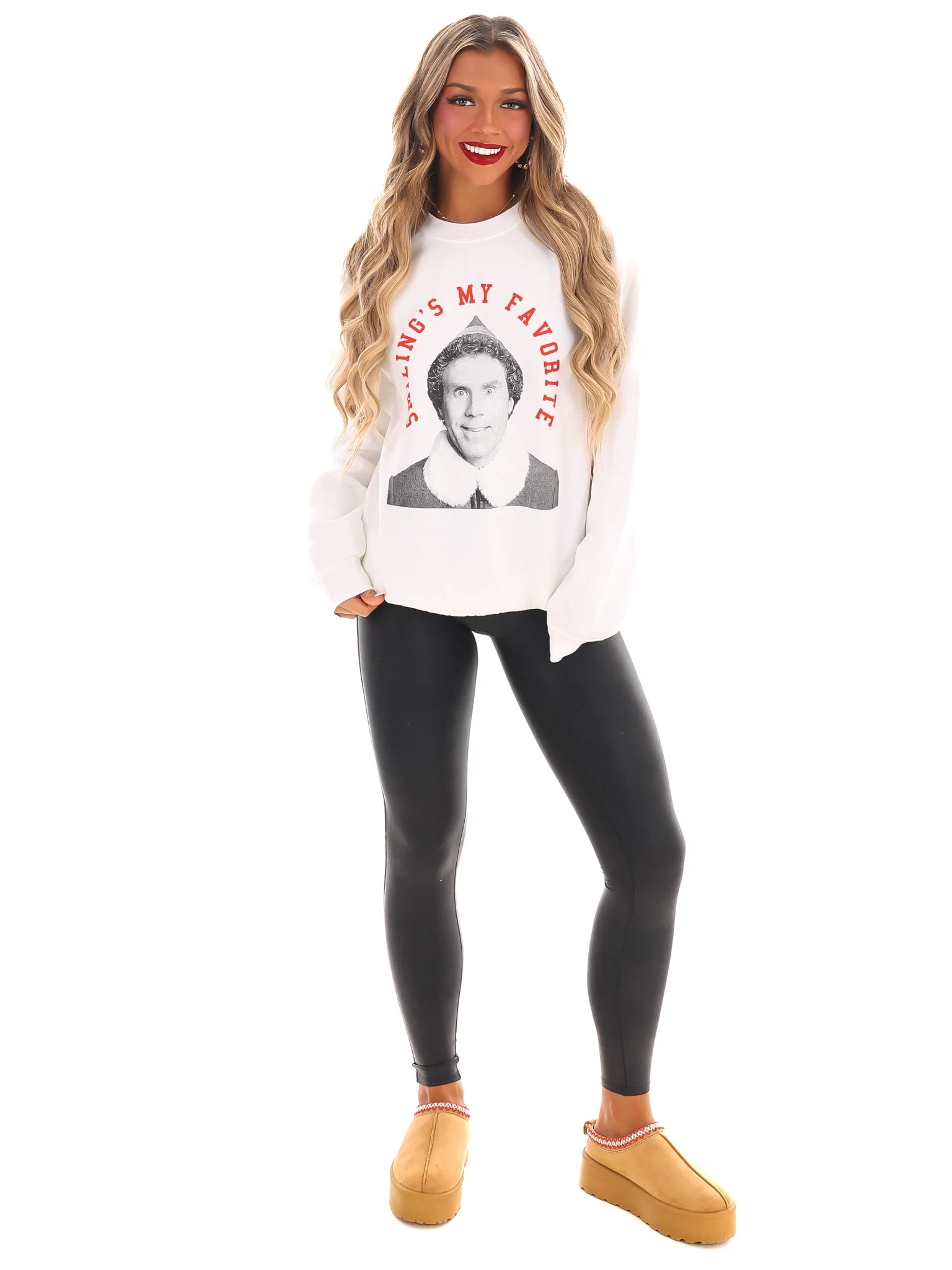Smiling's My Favorite Sweatshirt - Image 2