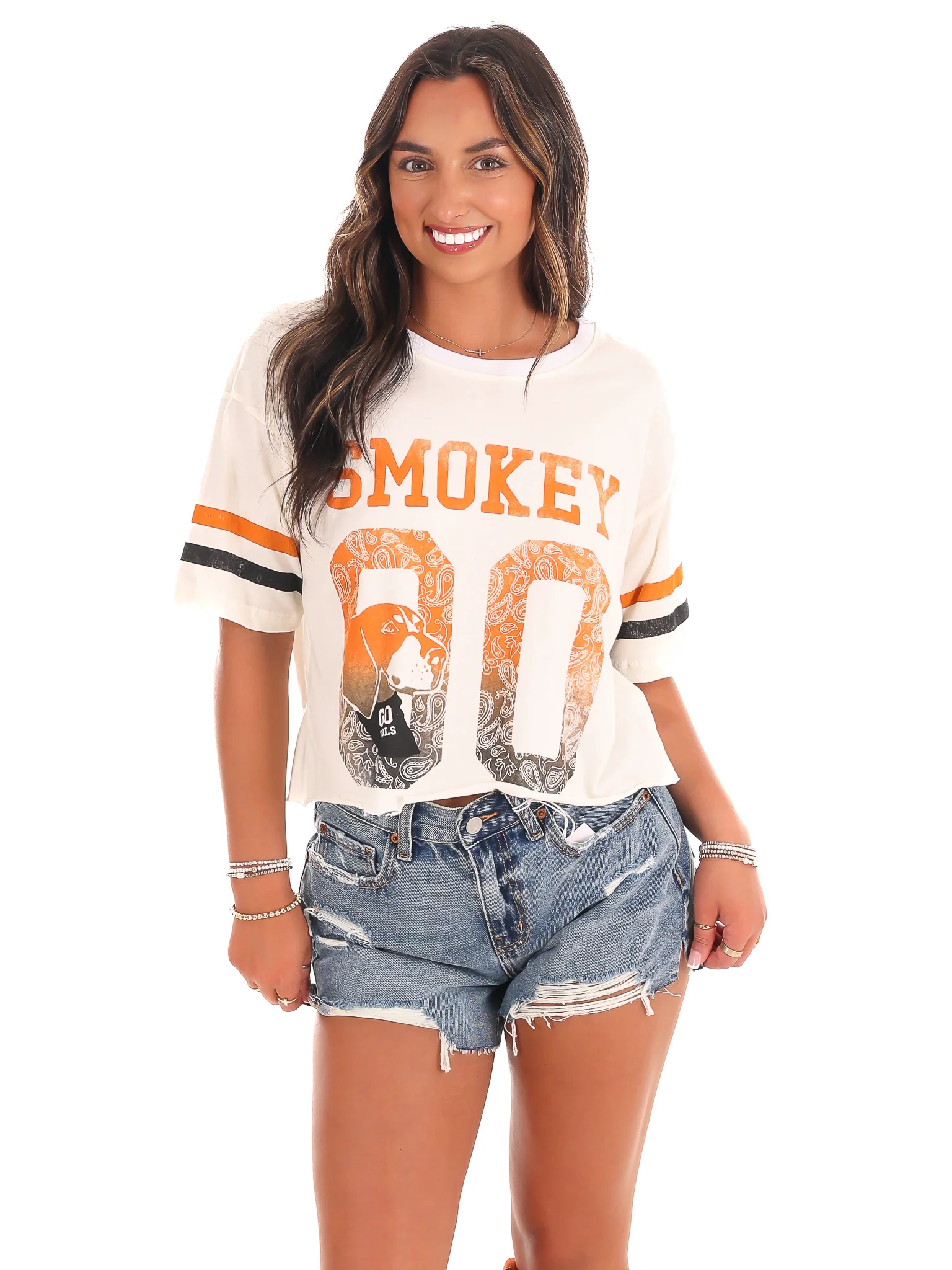 Smokey Distressed Crop Top - Image 9