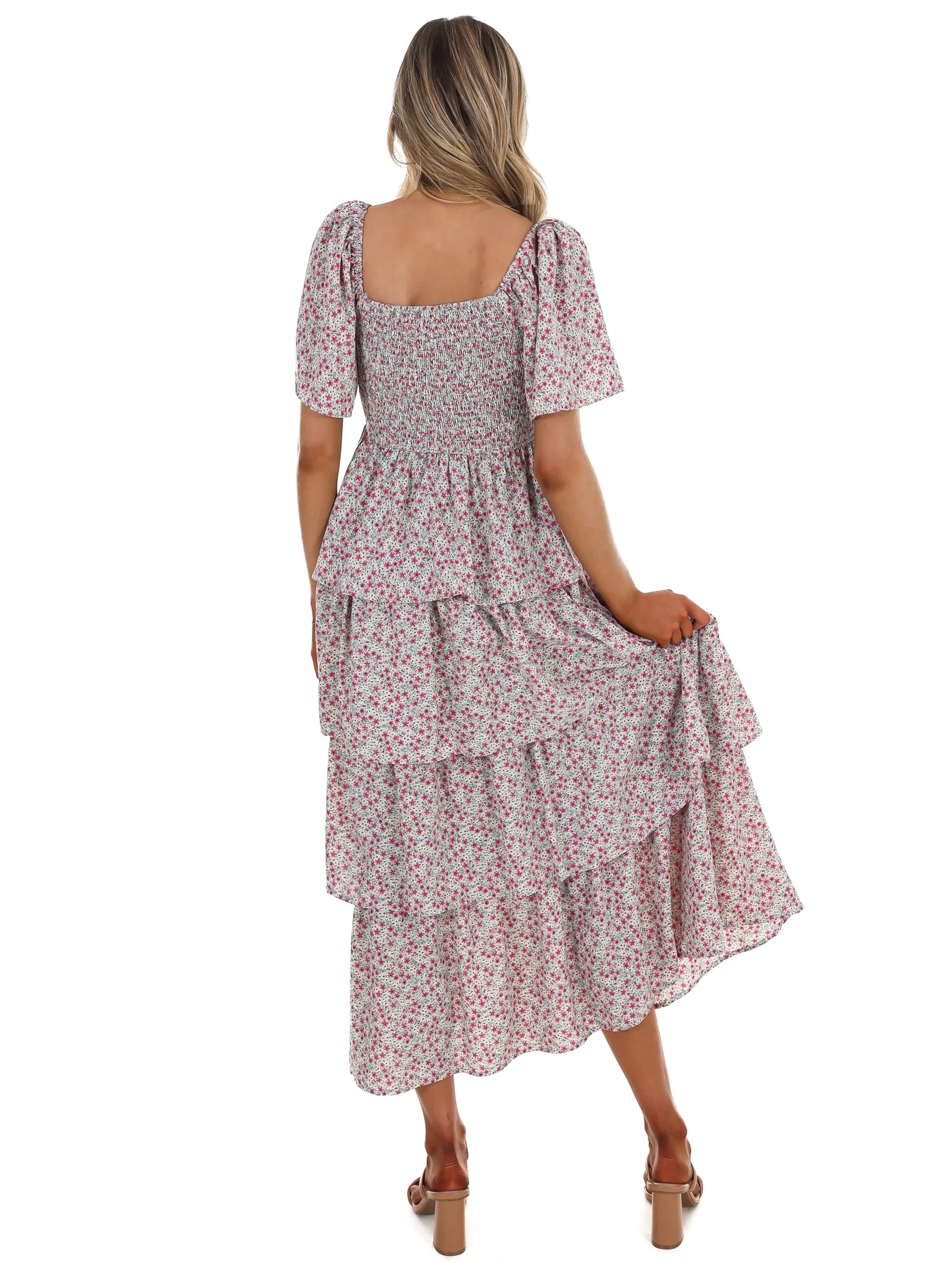 Soft Glow Ruffle Maxi Dress - Image 13