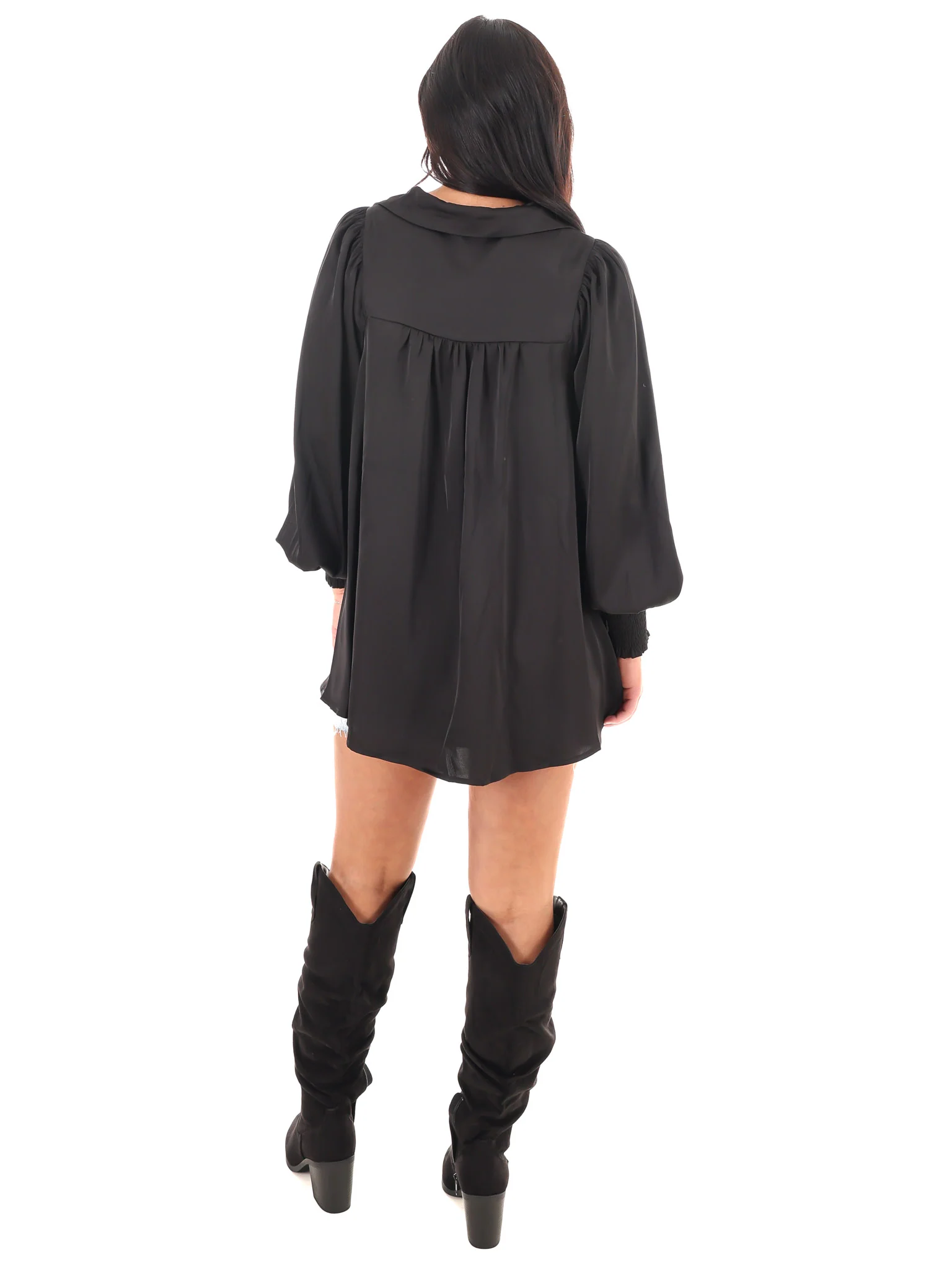 Soft Satin Loose Fit Top - Image 7