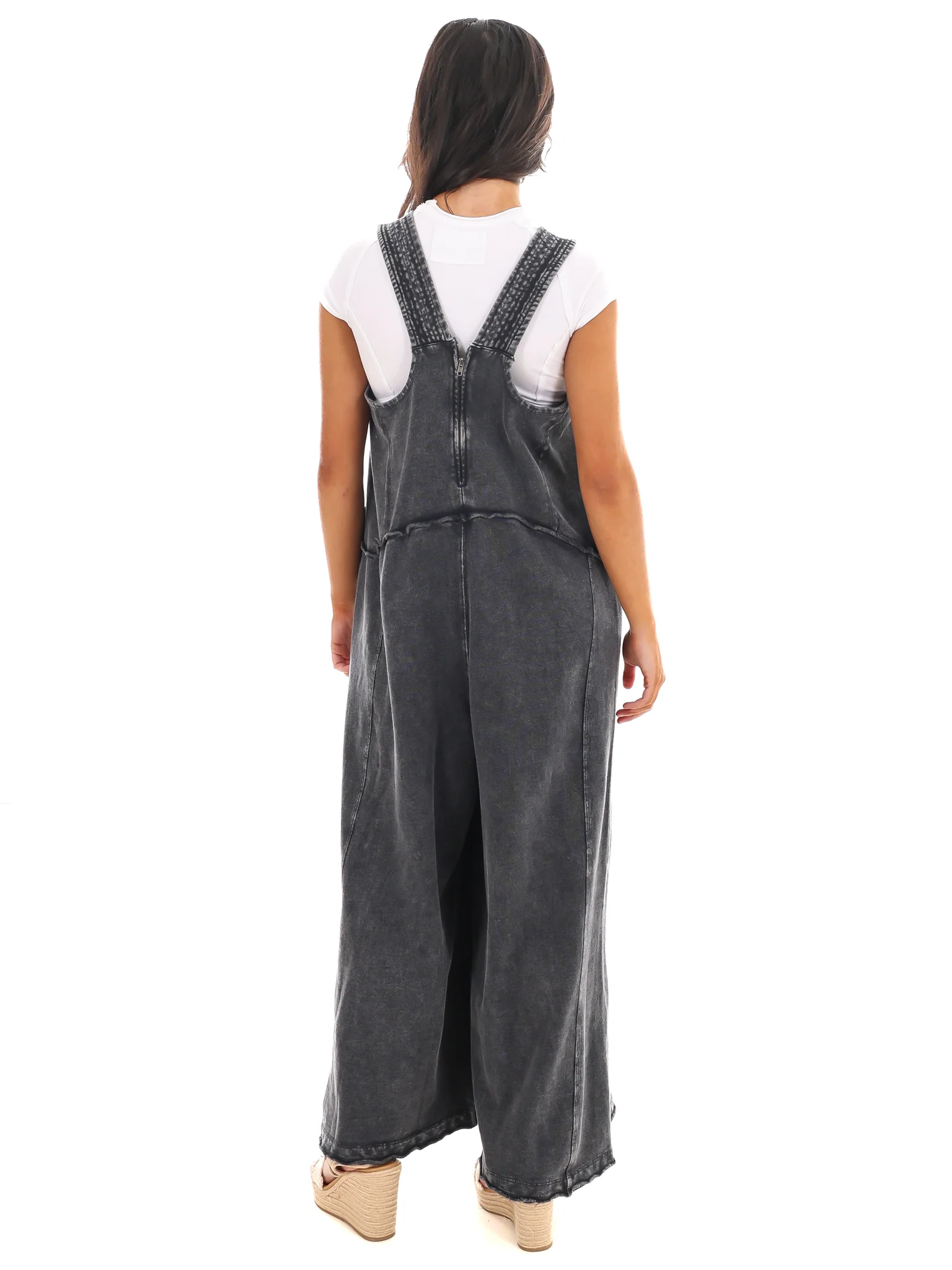 Soft & Simple Washed Terry Knit Jumpsuit - Image 6