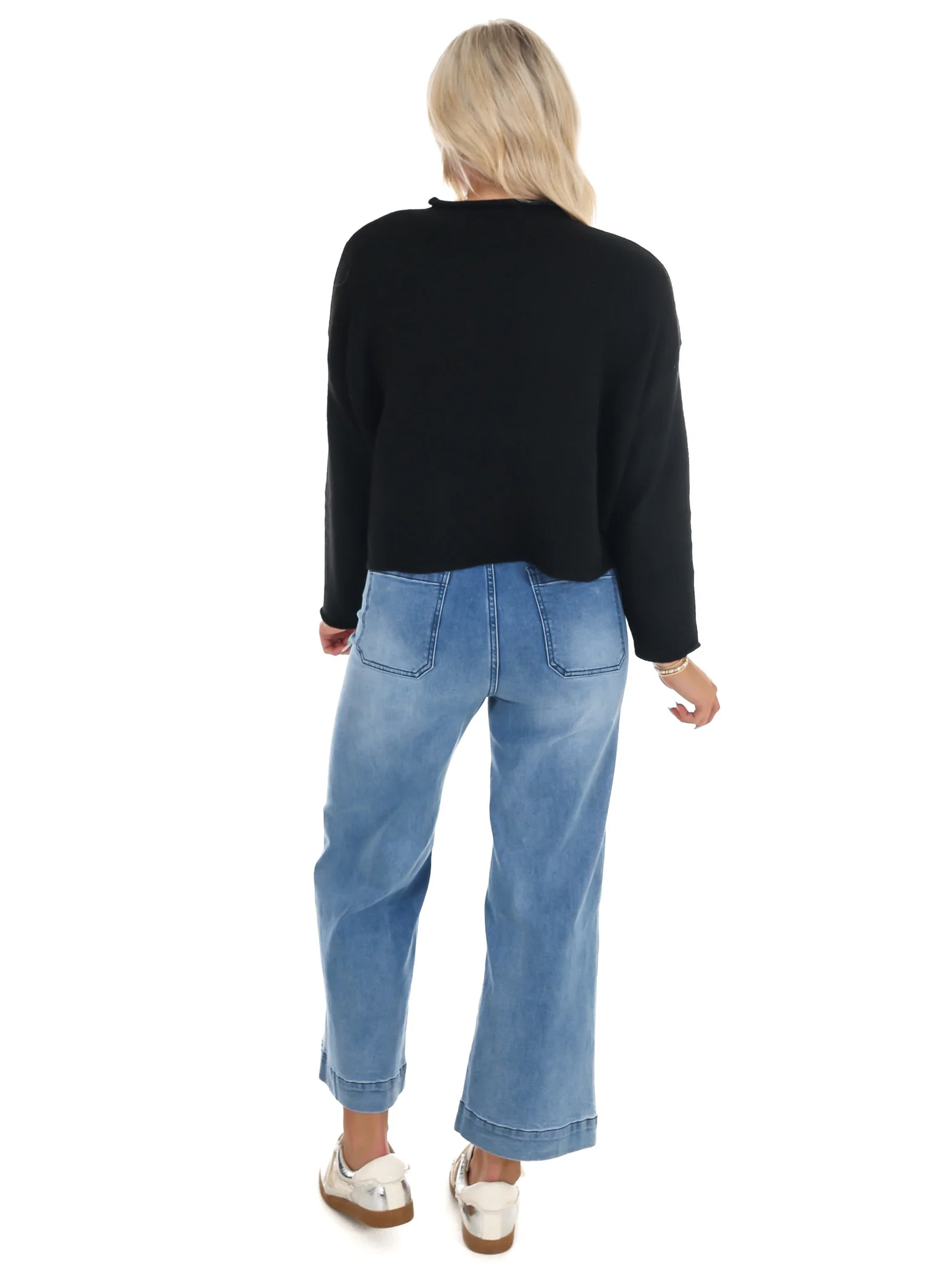 Softly Woven Lace Trim Cardigan - Image 9