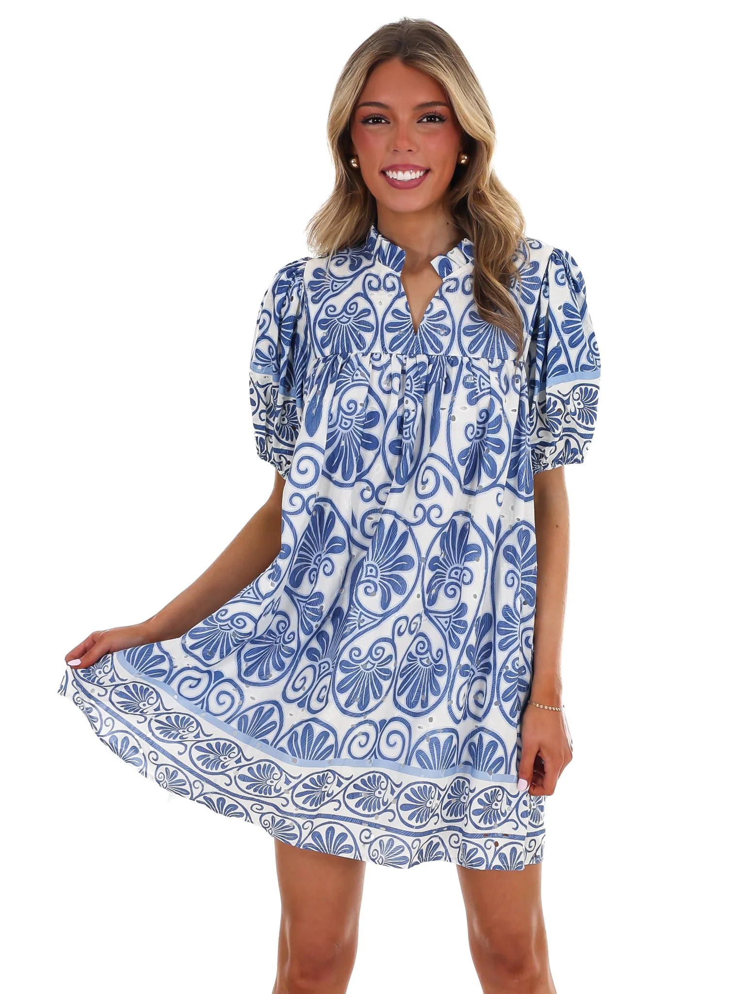 Someone to You Floral Babydoll Dress
