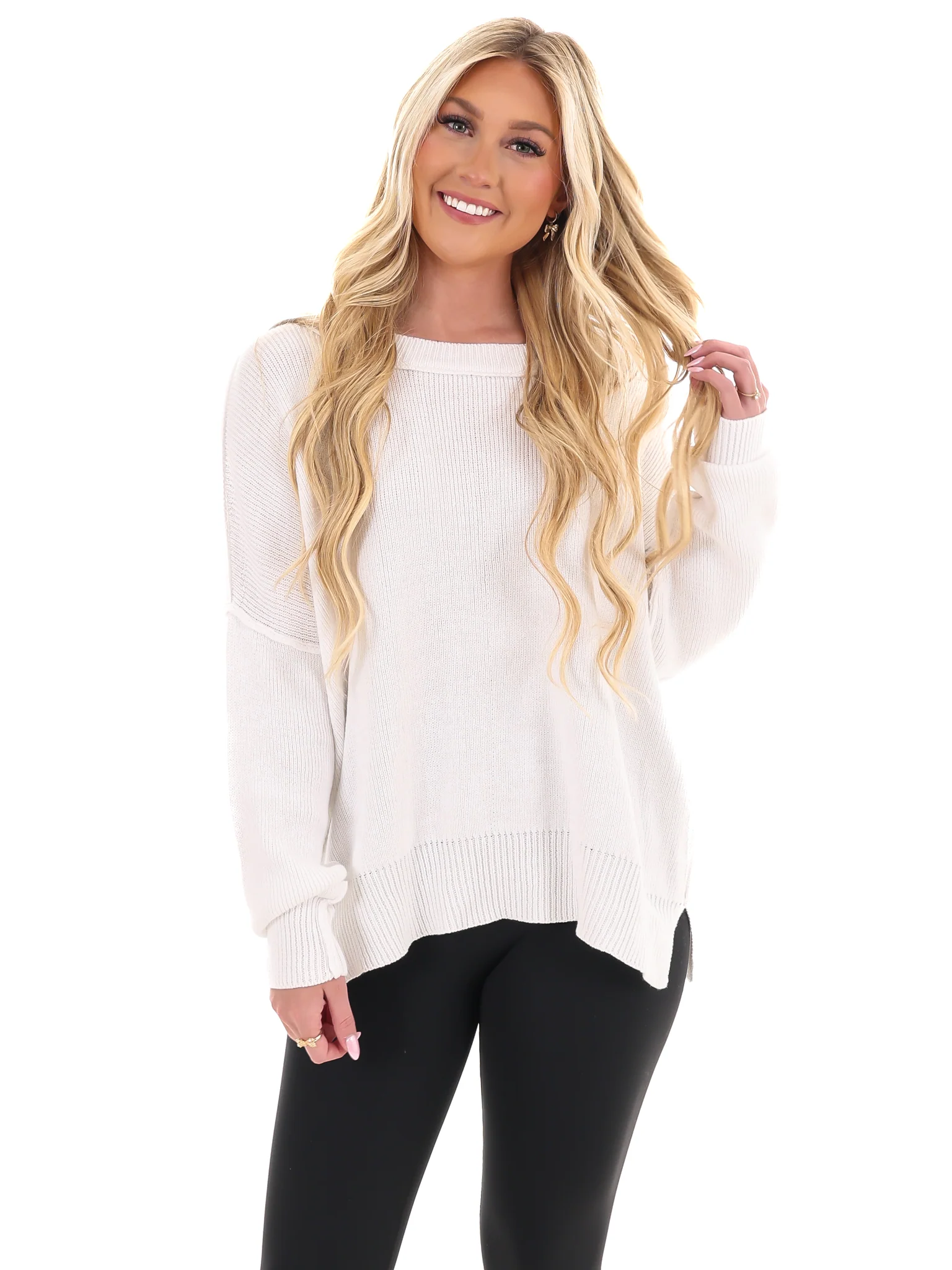 Something Good Seam Knit Sweater - Image 10