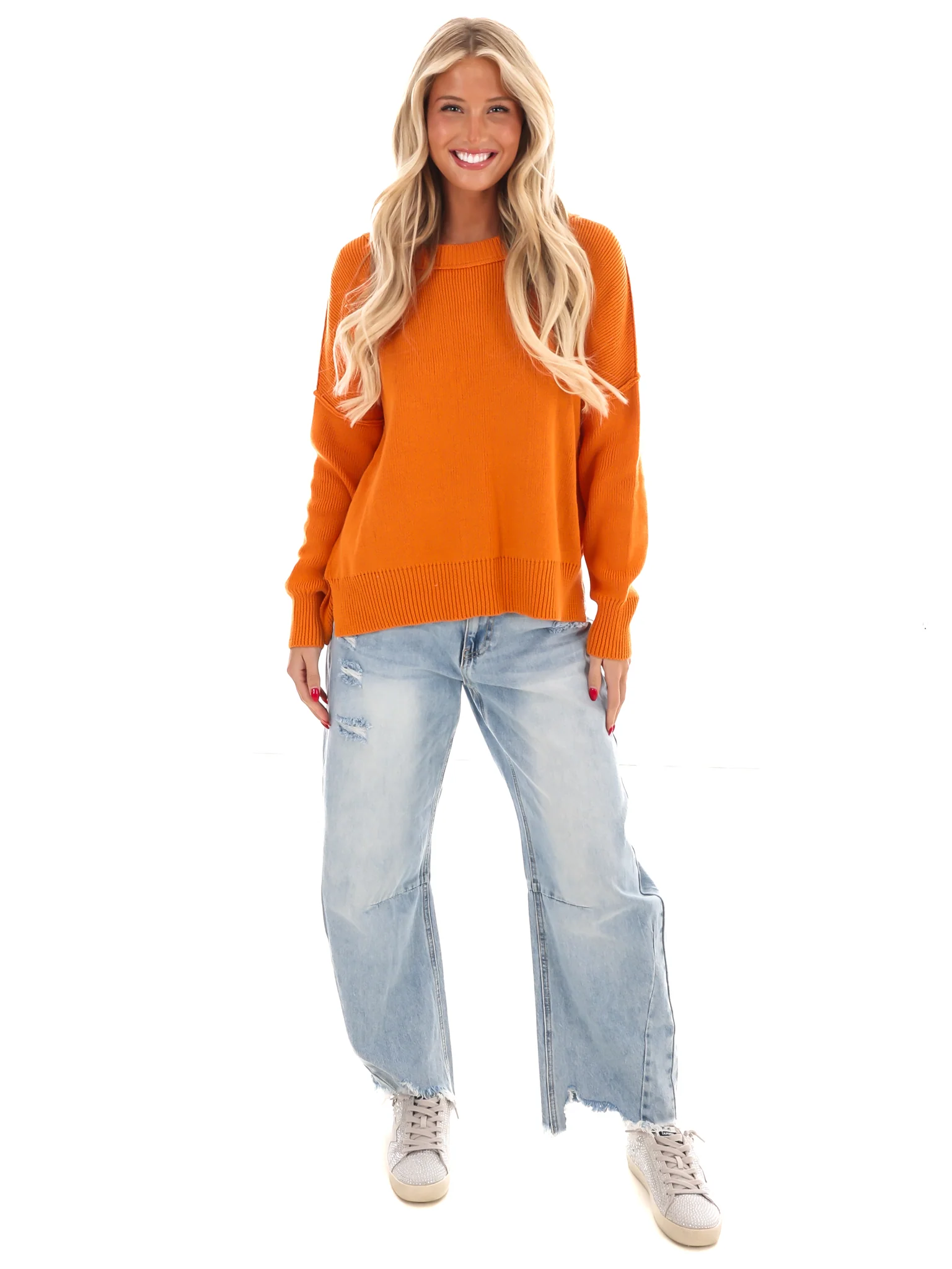Something Good Seam Knit Sweater - Image 2