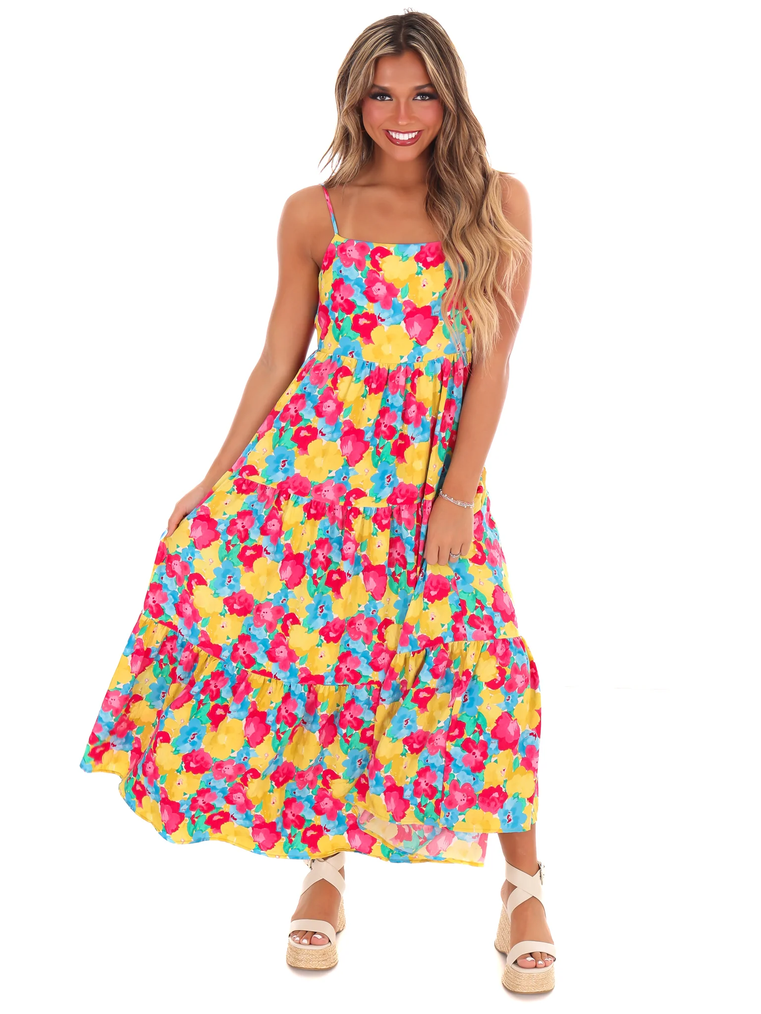 Southern Girl Floral Maxi Dress - Image 3