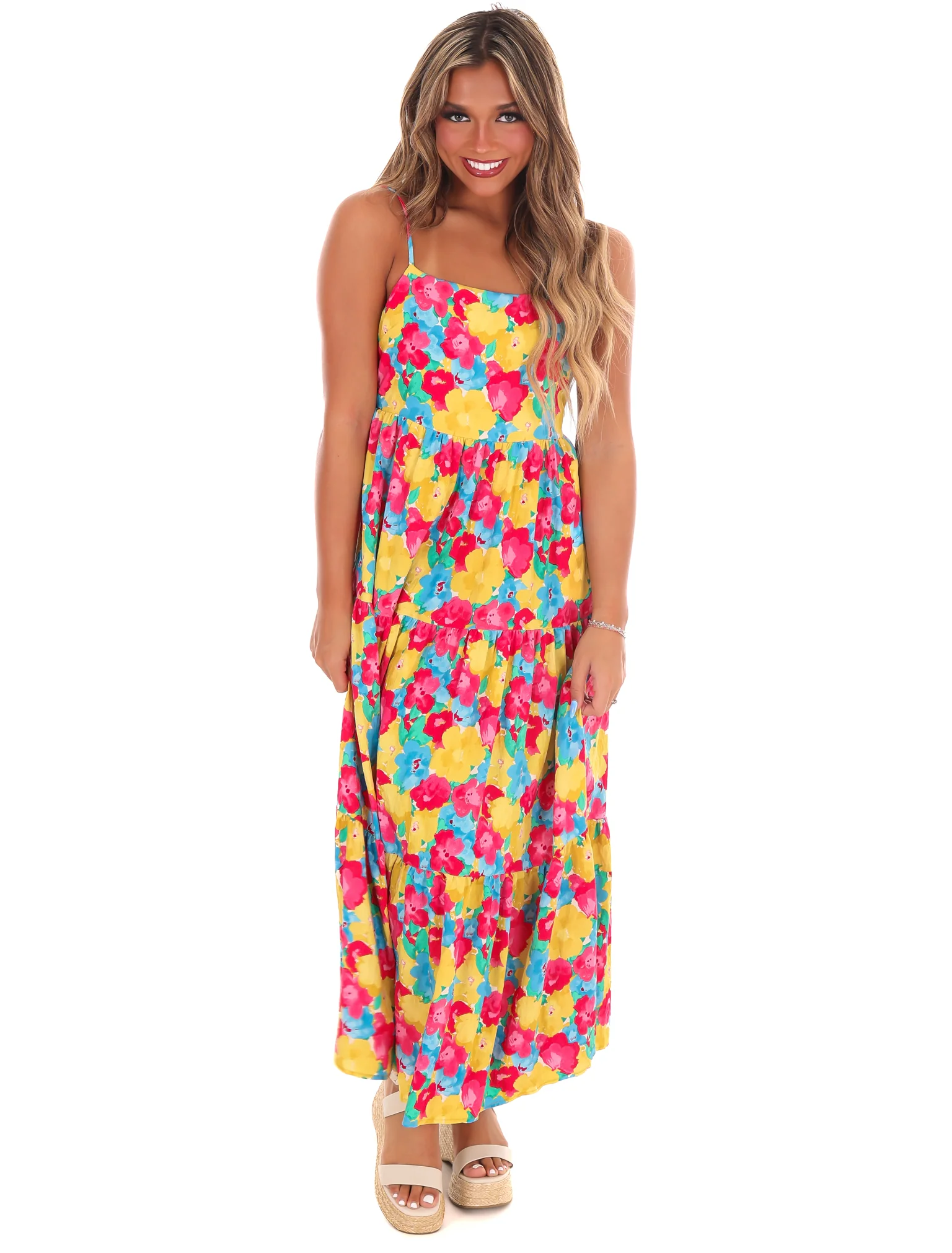 Southern Girl Floral Maxi Dress - Image 4