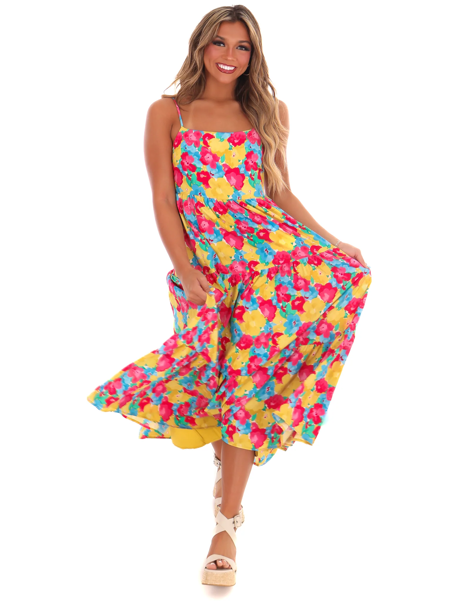 Southern Girl Floral Maxi Dress - Image 5