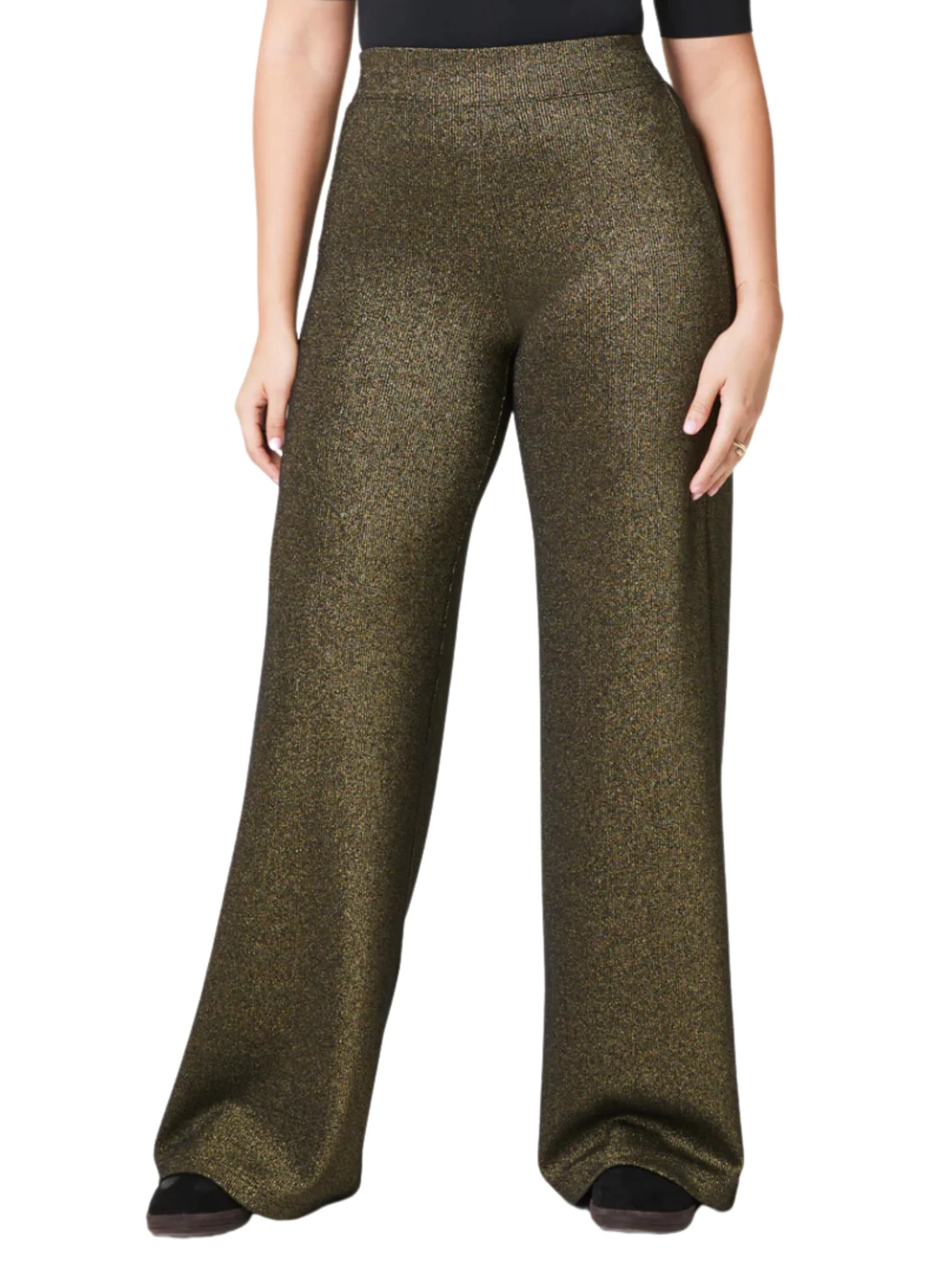 Spanx AirEssentials Shimmer Wide Leg Pants - Image 3