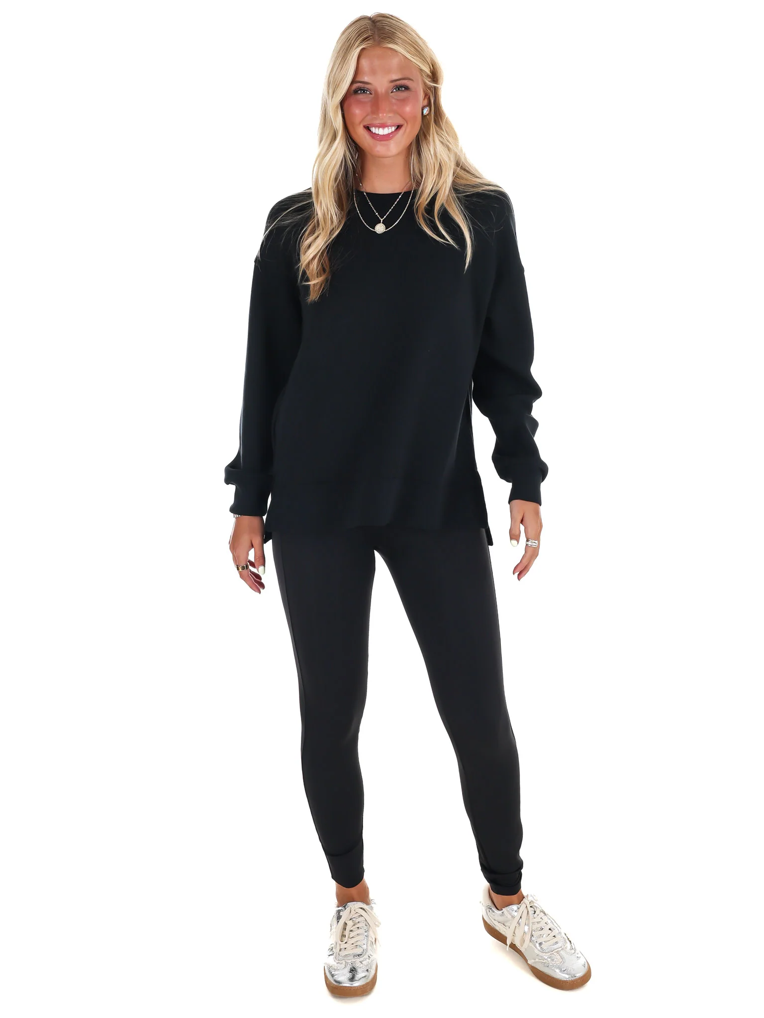 Spanx Brushed AirEssentials Crewneck Top - Image 6